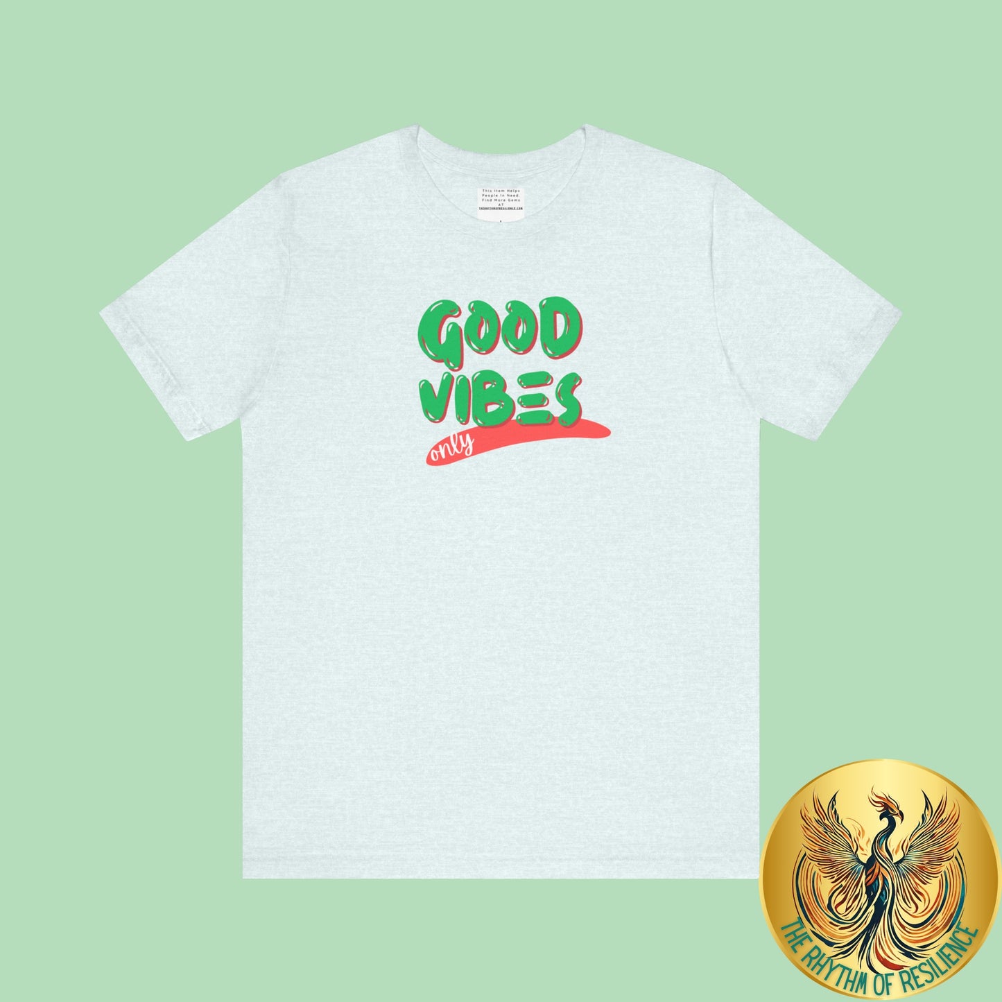 Good Vibes Unisex Jersey Short Sleeve Tee-mental health awareness month