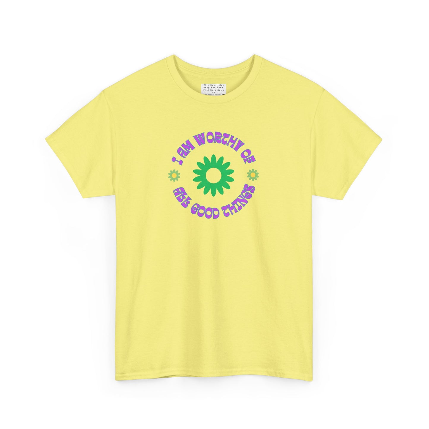 I AM WORTHY Unisex Heavy Cotton Tee