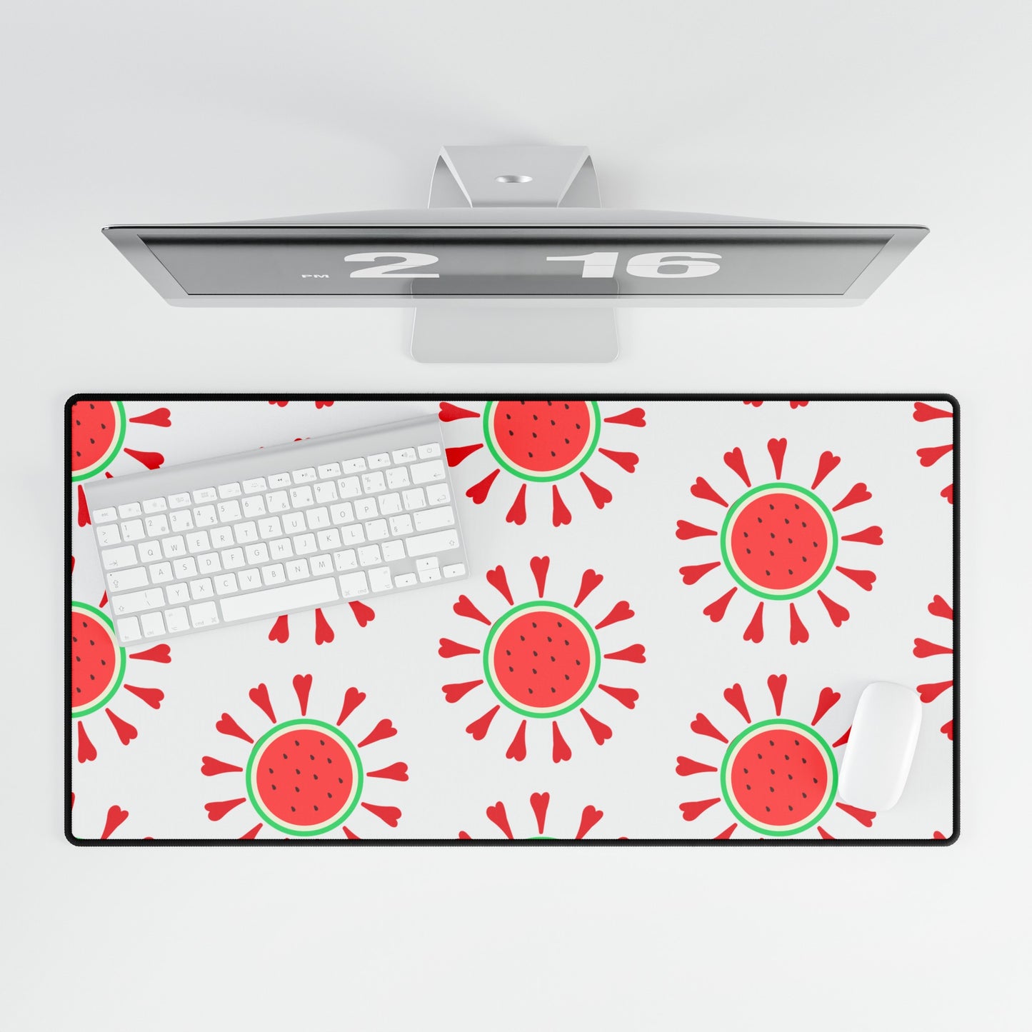 Watermelon love Desk Mats Palestine Spring