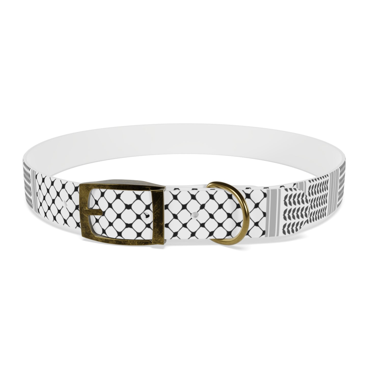 Dog Collar keffiyeh Print