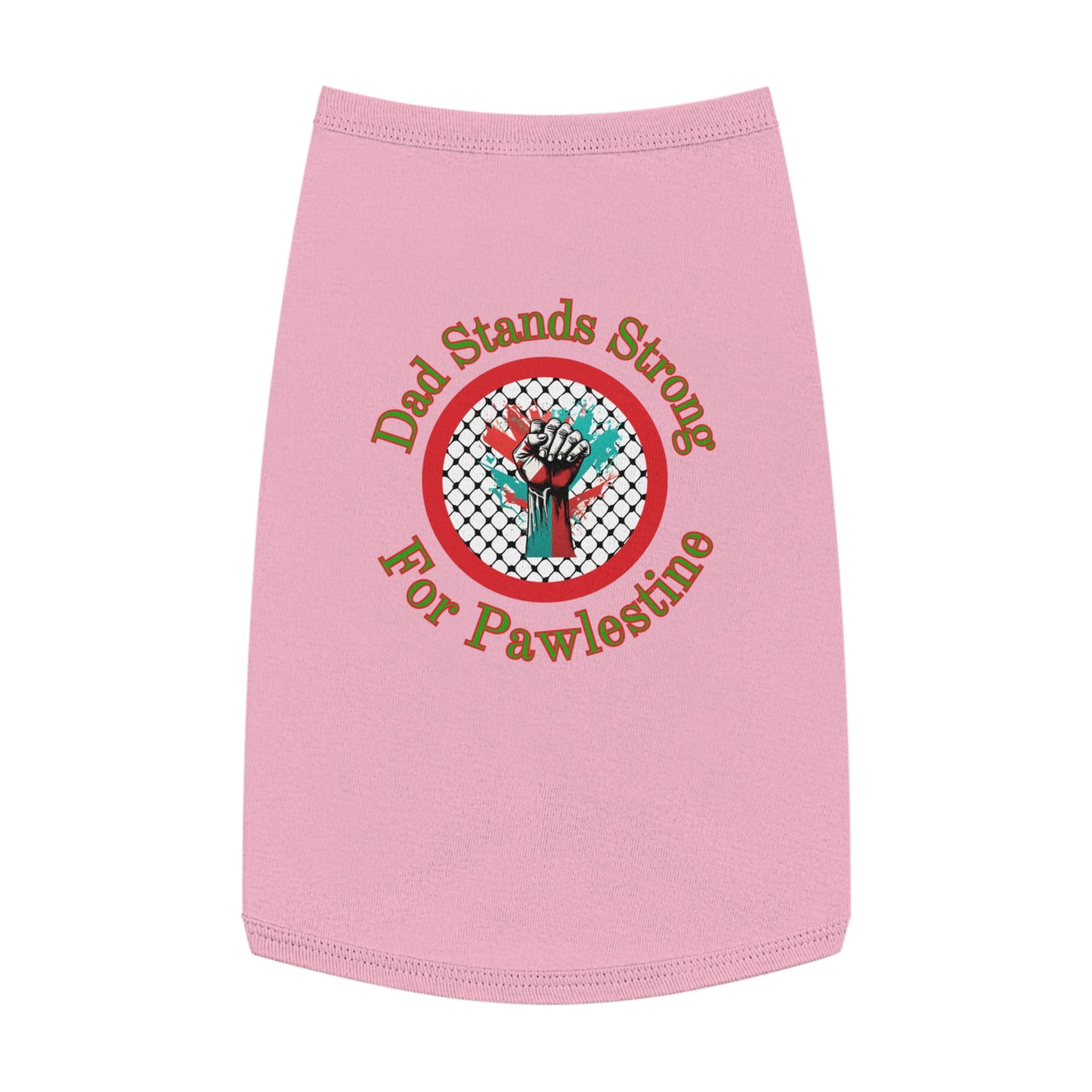 Dad Stands Strong Pet Tank Top