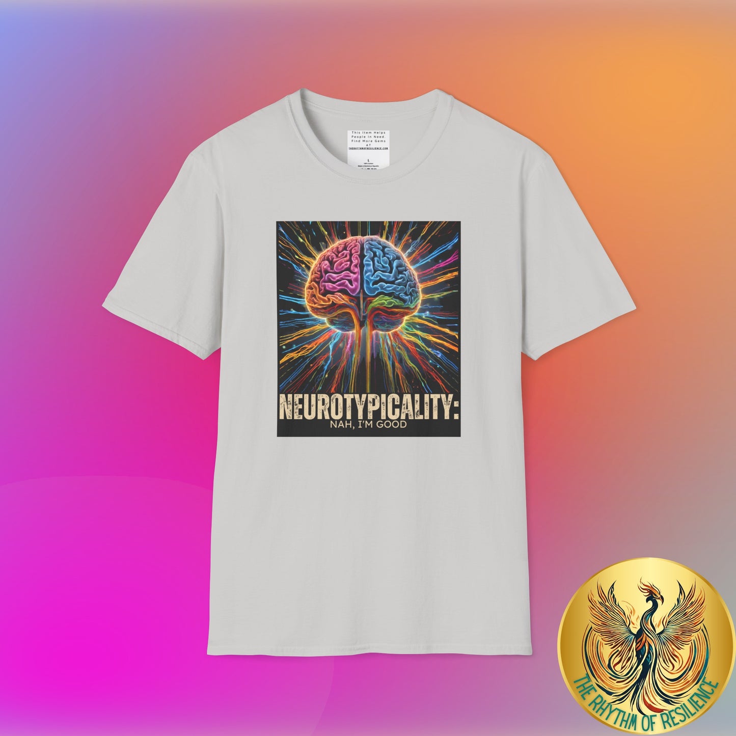 Neurotypical- nah I'm good Unisex Softstyle T-Shirt
