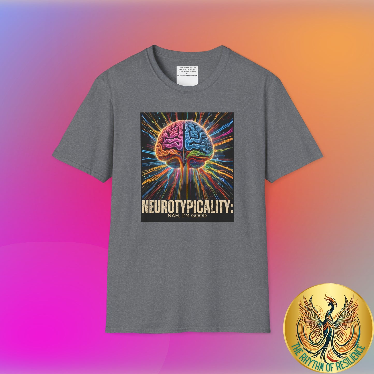 Neurotypical- nah I'm good Unisex Softstyle T-Shirt
