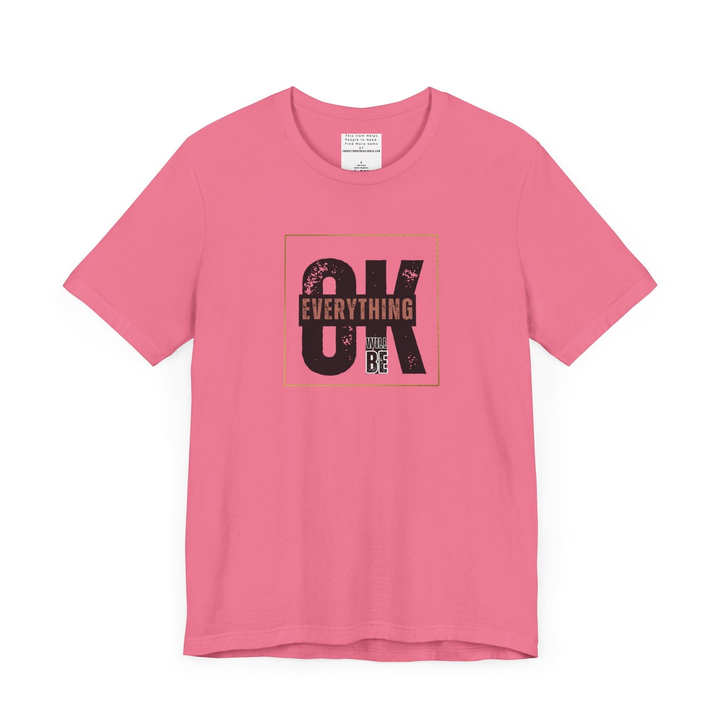 Everything Will Be ok Unisex Jersey Short Sleeve Tee-mental health awareness month