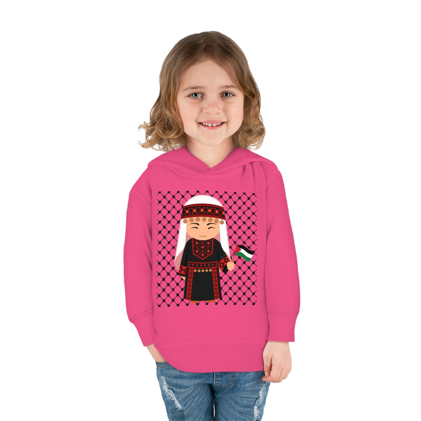 Palestine Toddler Pullover Fleece Hoodie