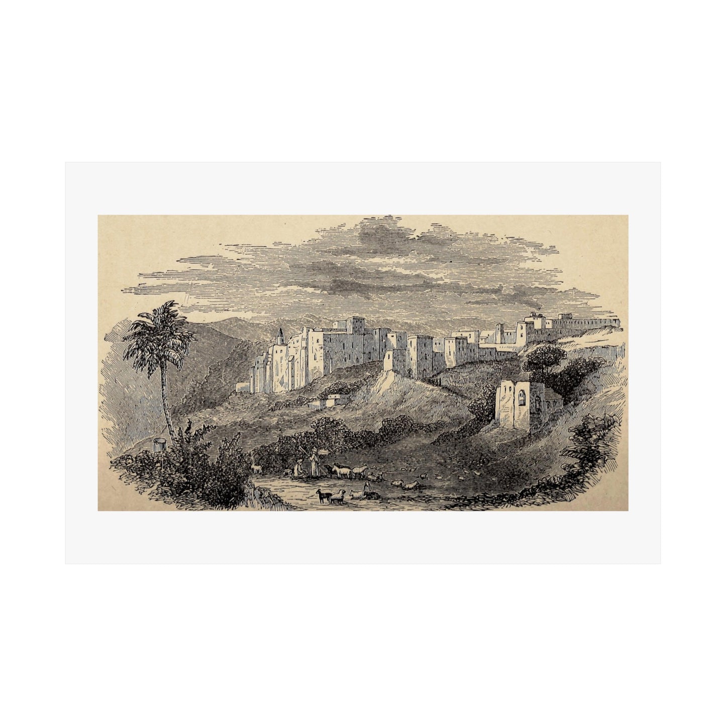 Bethlehem 1872 Matte Horizontal Posters