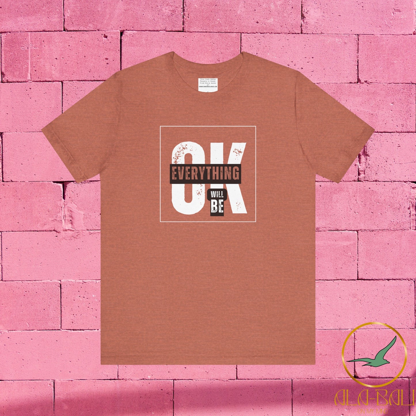 Everything will be ok Unisex Jersey Short Sleeve Tee-mental health awareness month