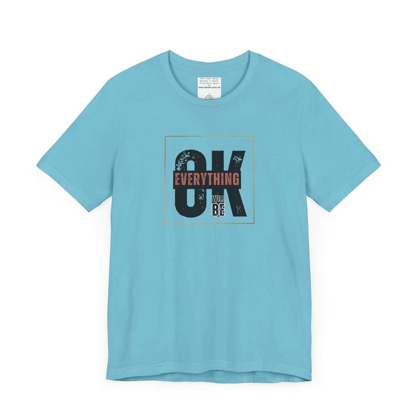 Everything Will Be ok Unisex Jersey Short Sleeve Tee-mental health awareness month