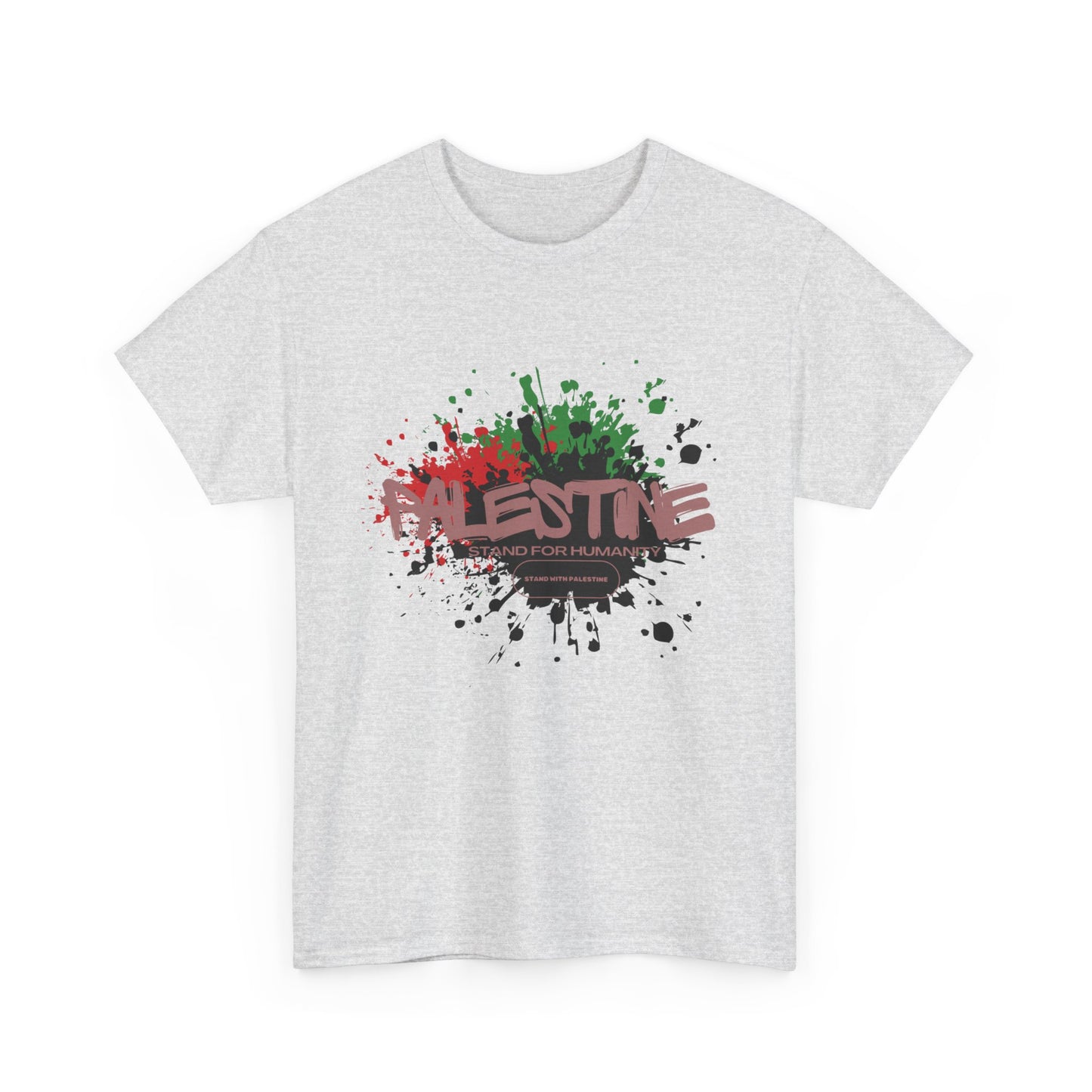 Unisex Palestine Spring Splatter Heavy Cotton Tee