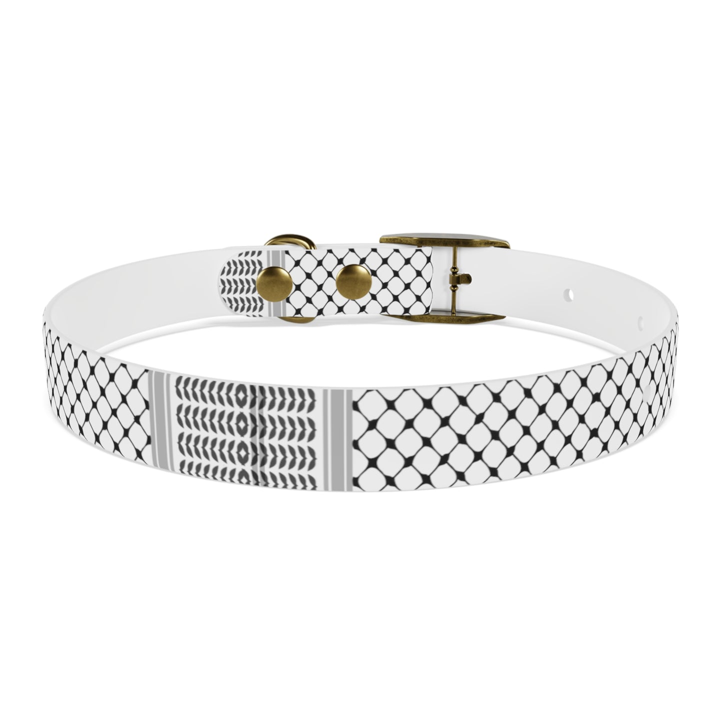 Dog Collar keffiyeh Print