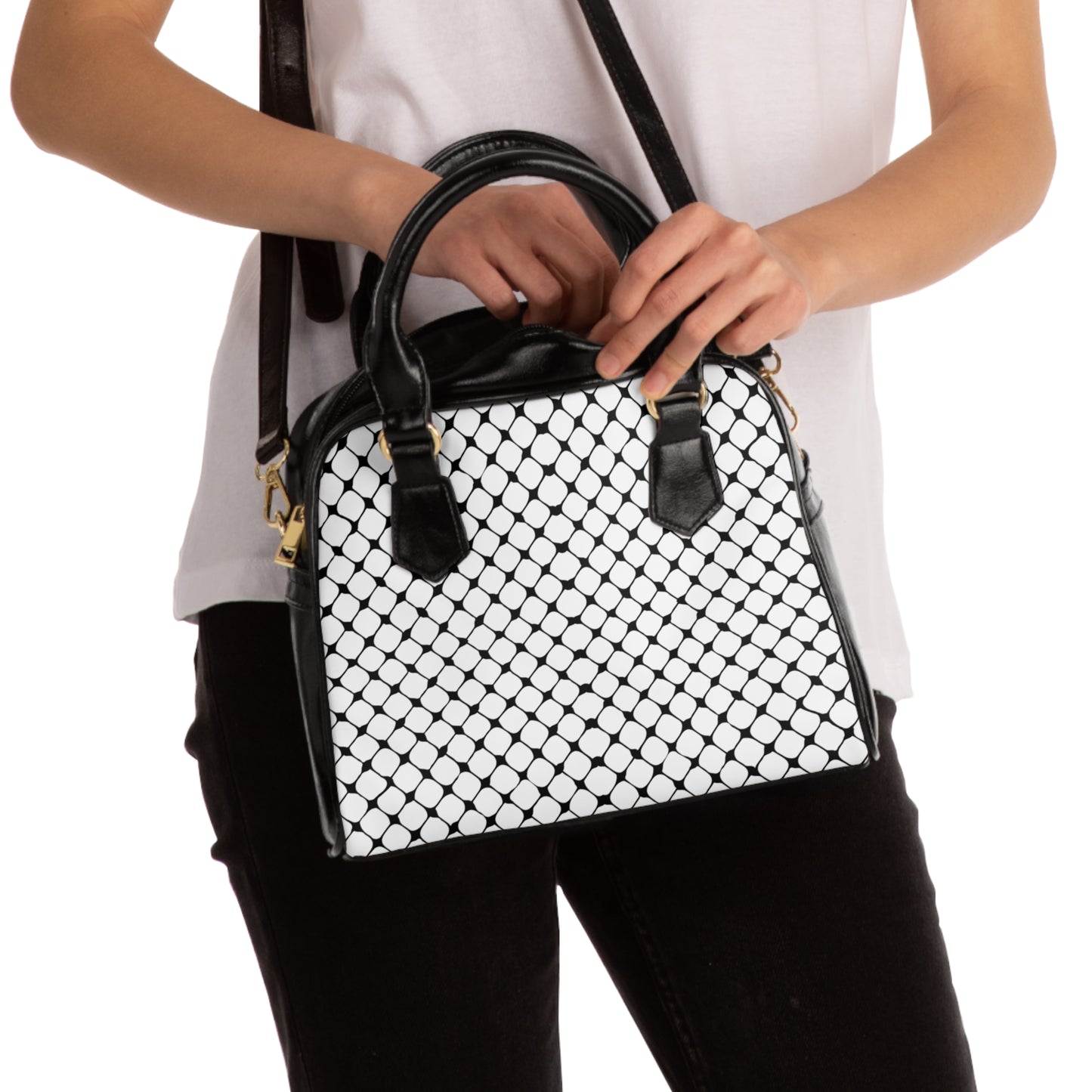Shoulder Handbag Free Palestine, Support the Cause in Style, Stand With Palestine, Unisex, Kuffiyeh, Keffiyeh, Resistance, suttel