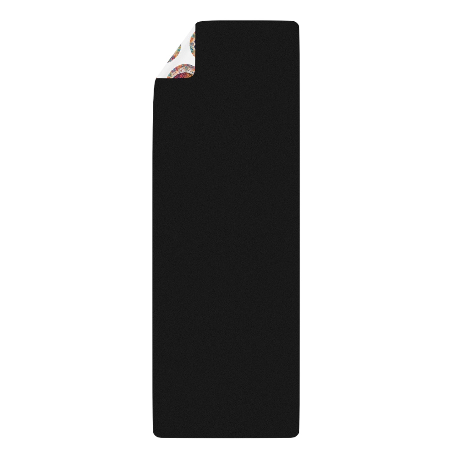 Neurodivergent Rubber Yoga Mat: Vibrant Brain Patterns for Mindful Movement