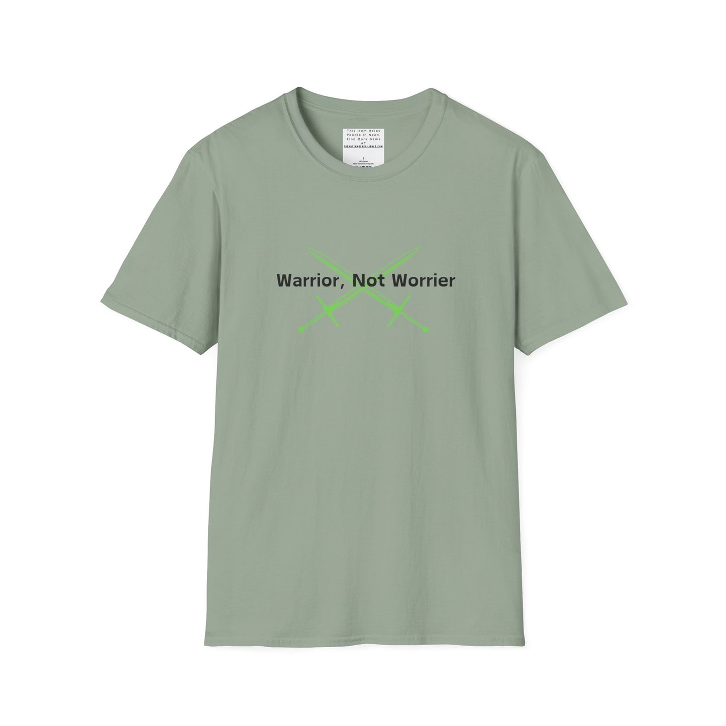 warrior not worries Unisex Softstyle T-Shirt