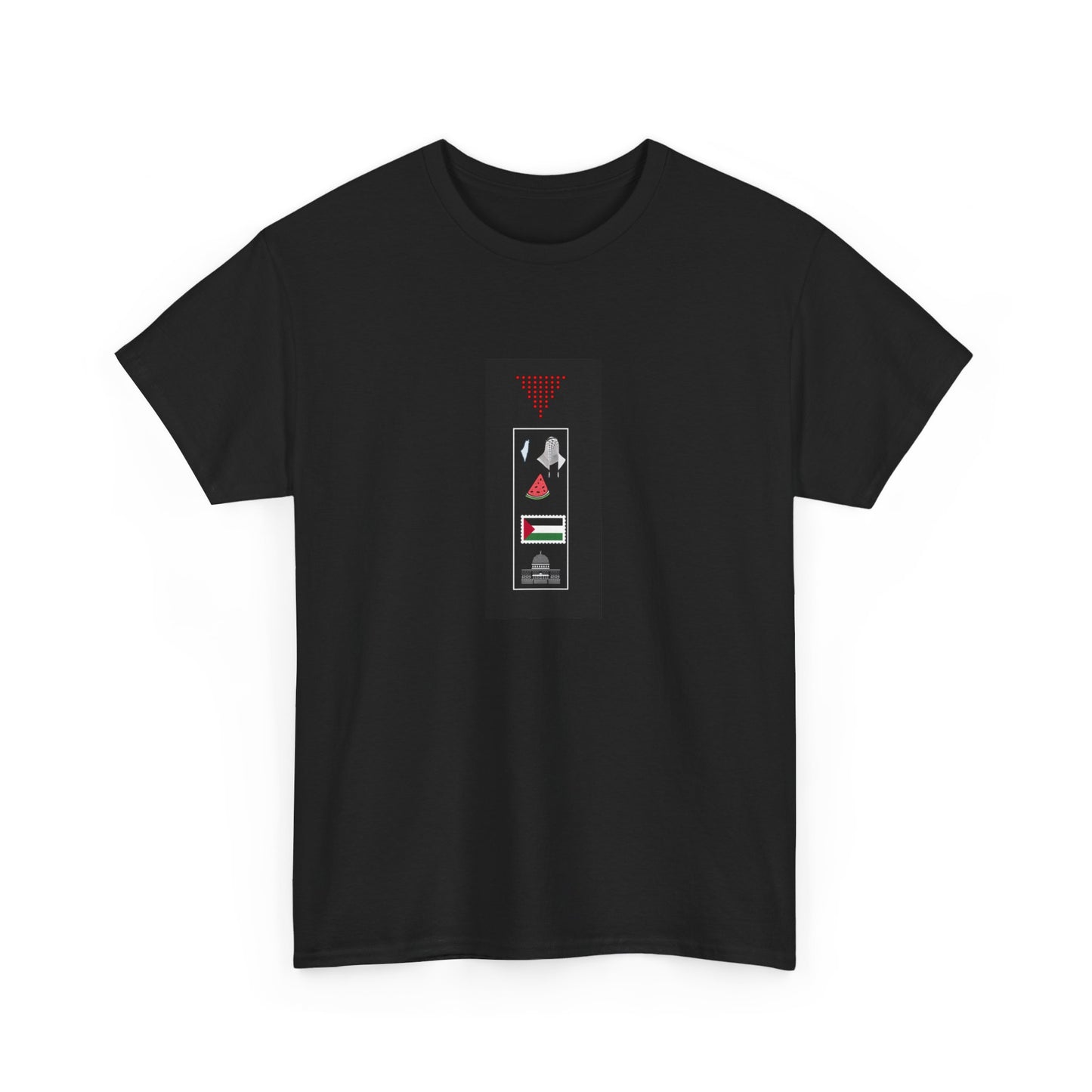 Palestine icon list Unisex Heavy Cotton Tee