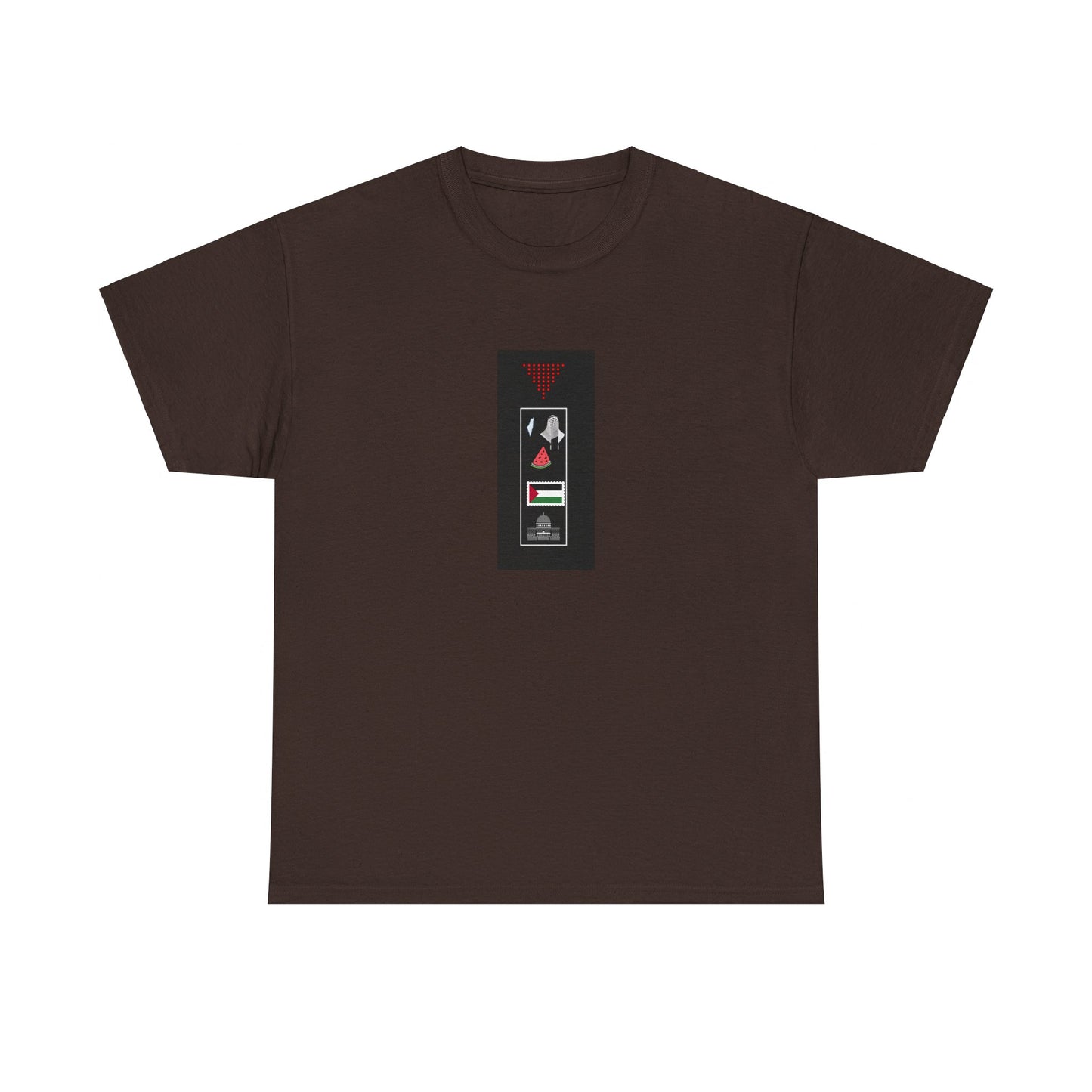 Palestine icon list Unisex Heavy Cotton Tee