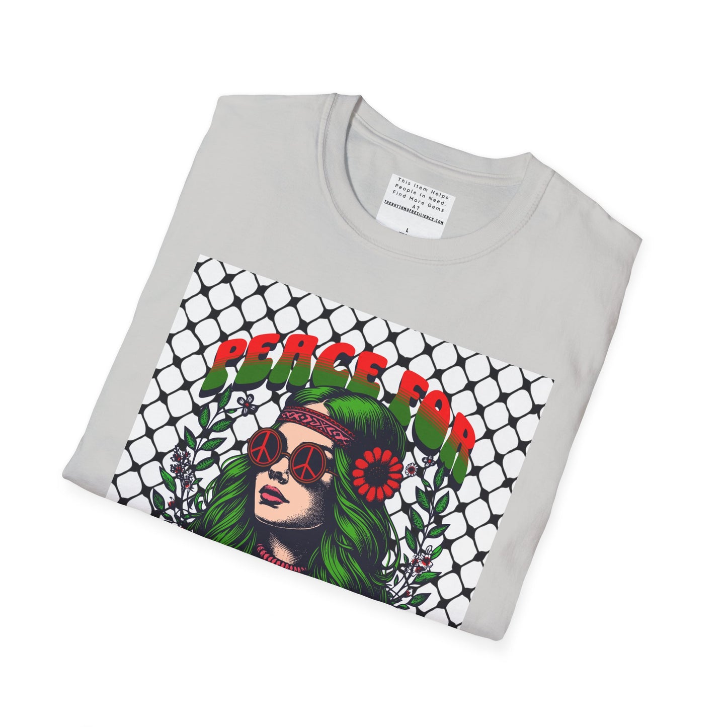 Peace for Palestine Unisex Softstyle T-Shirt