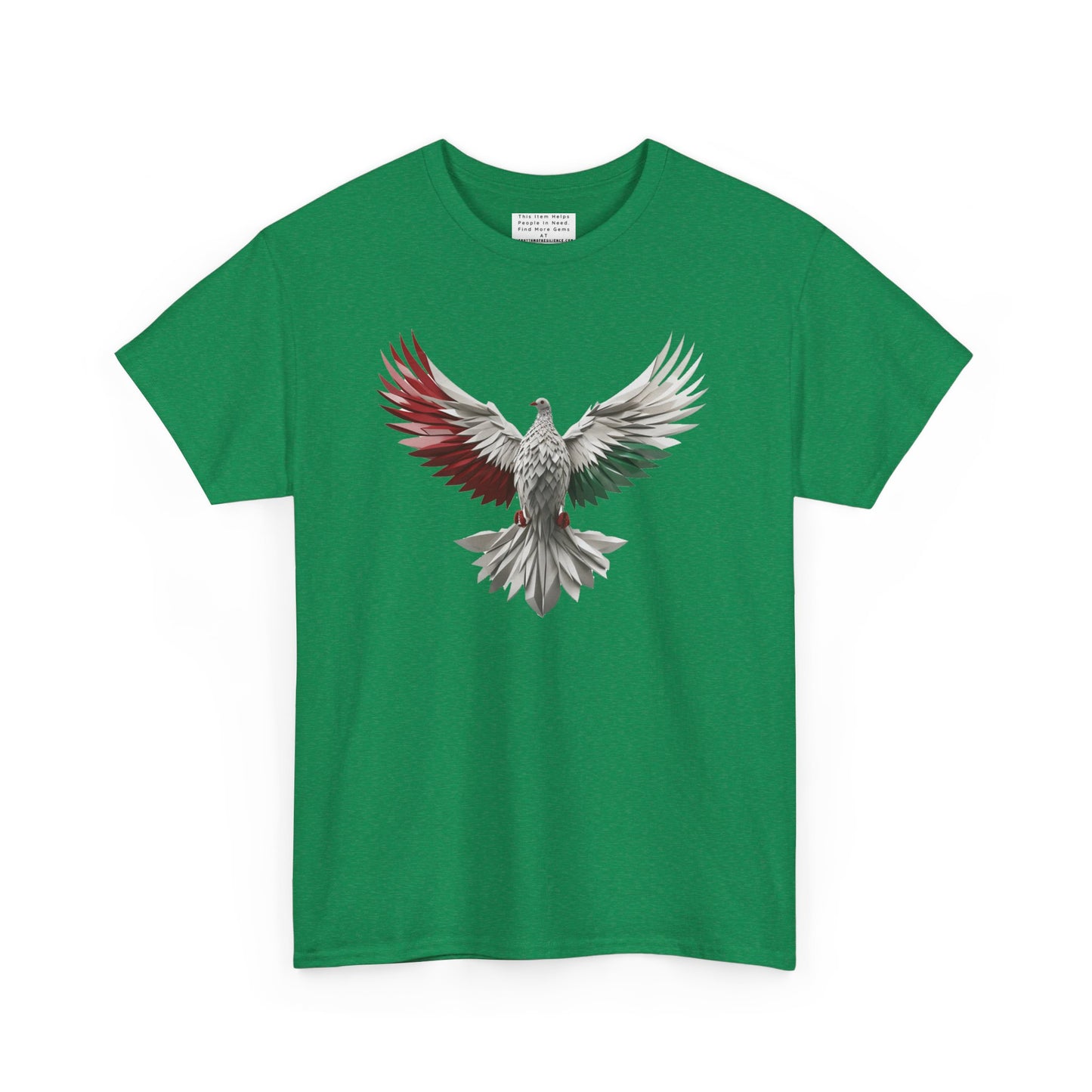 Unisex Heavy Cotton Tee, Palestine Flag, Resist, Arabic, Support the Cause in Style, Kuffiyeh, Keffiyeh, Resistance, Free Palestine