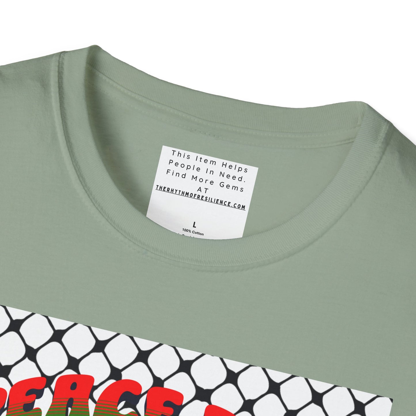 Peace for Palestine Unisex Softstyle T-Shirt