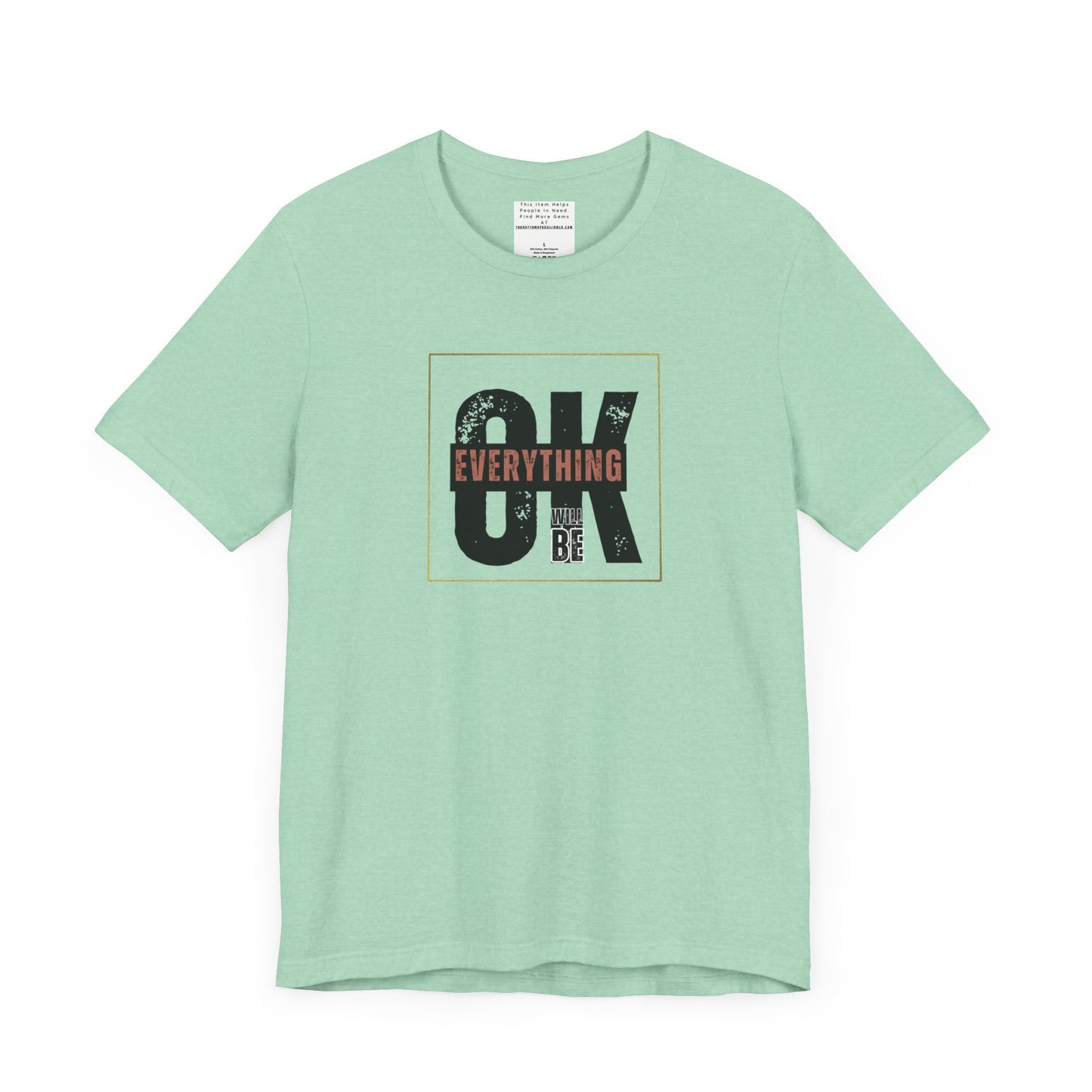 Everything Will Be ok Unisex Jersey Short Sleeve Tee-mental health awareness month