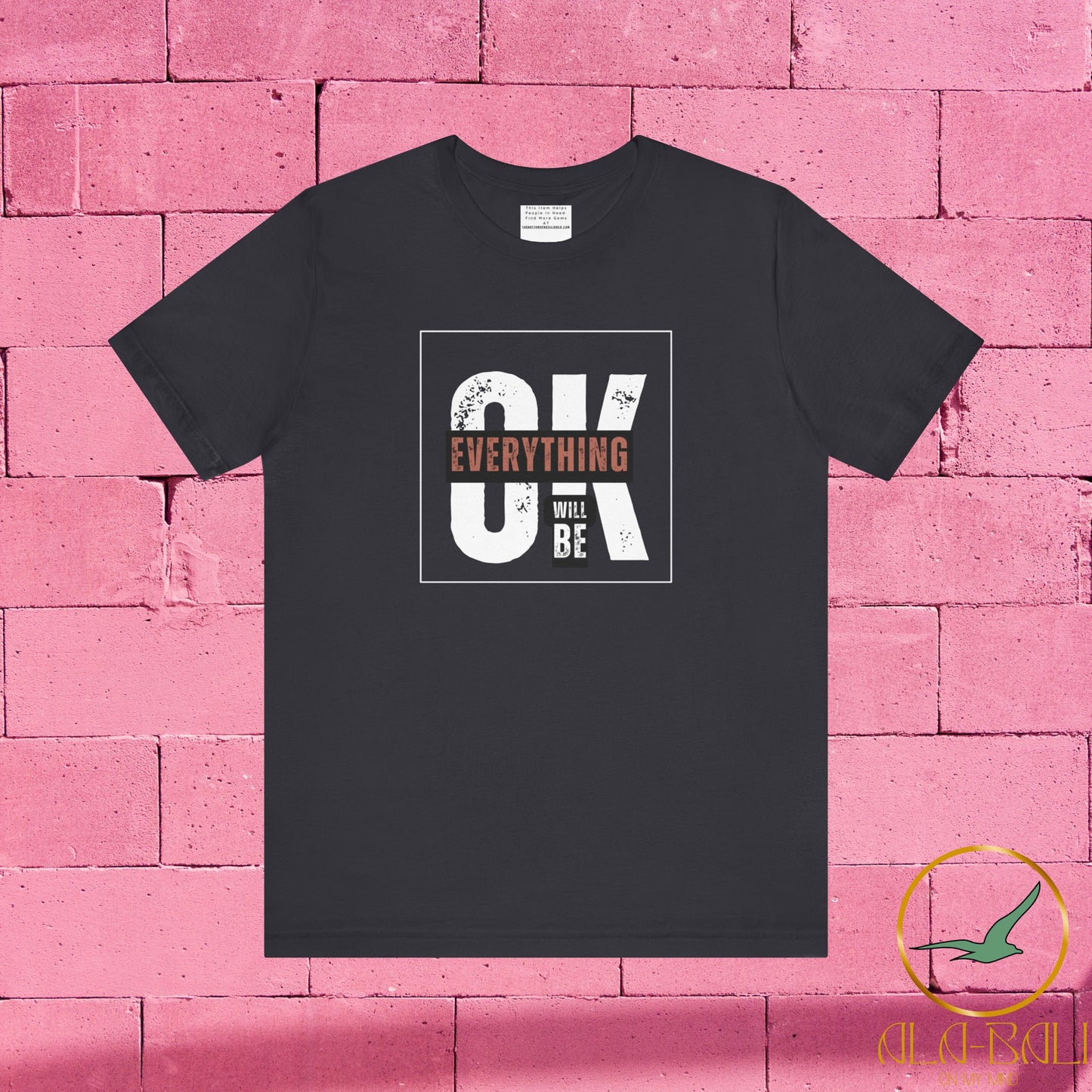 Everything will be ok Unisex Jersey Short Sleeve Tee-mental health awareness month