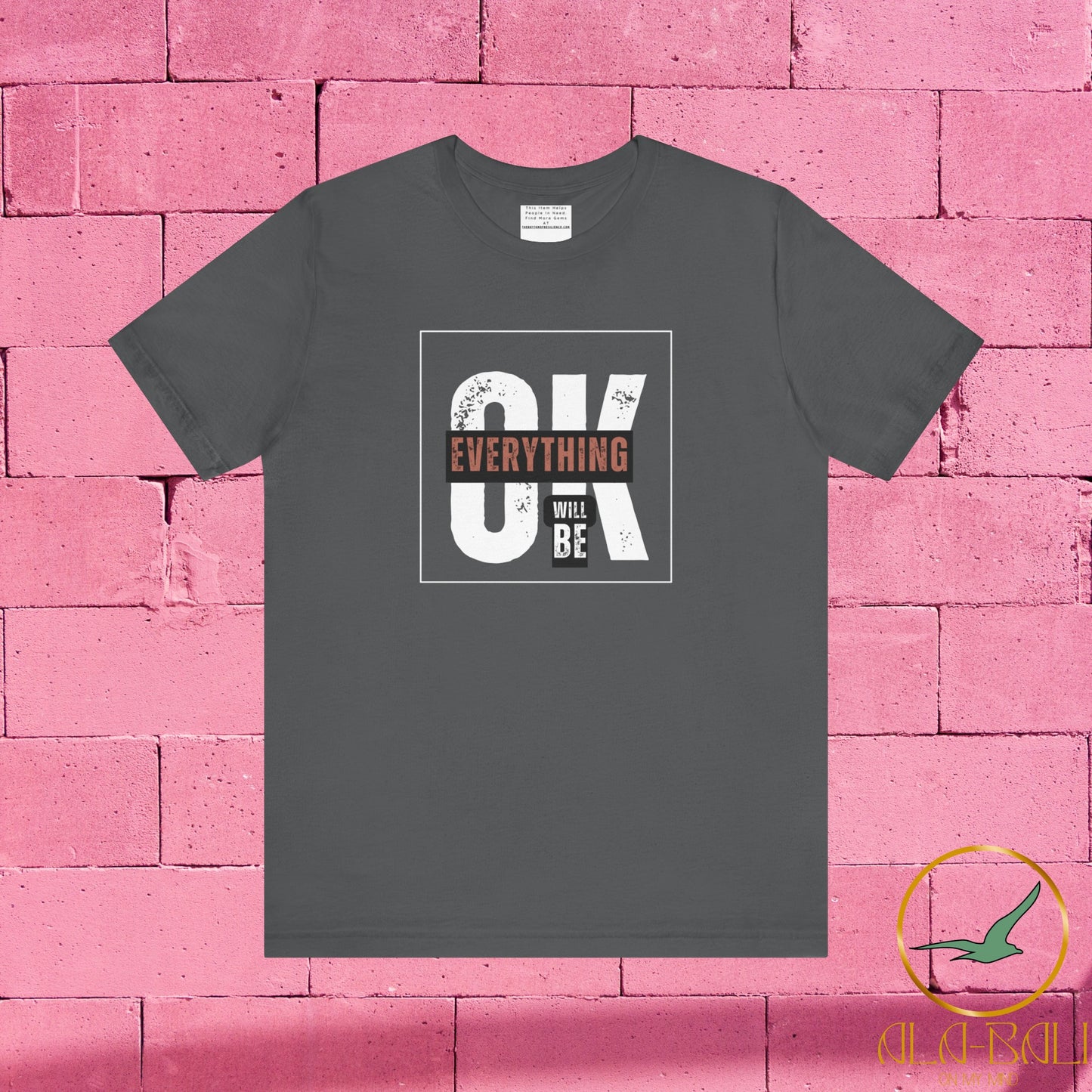 Everything will be ok Unisex Jersey Short Sleeve Tee-mental health awareness month