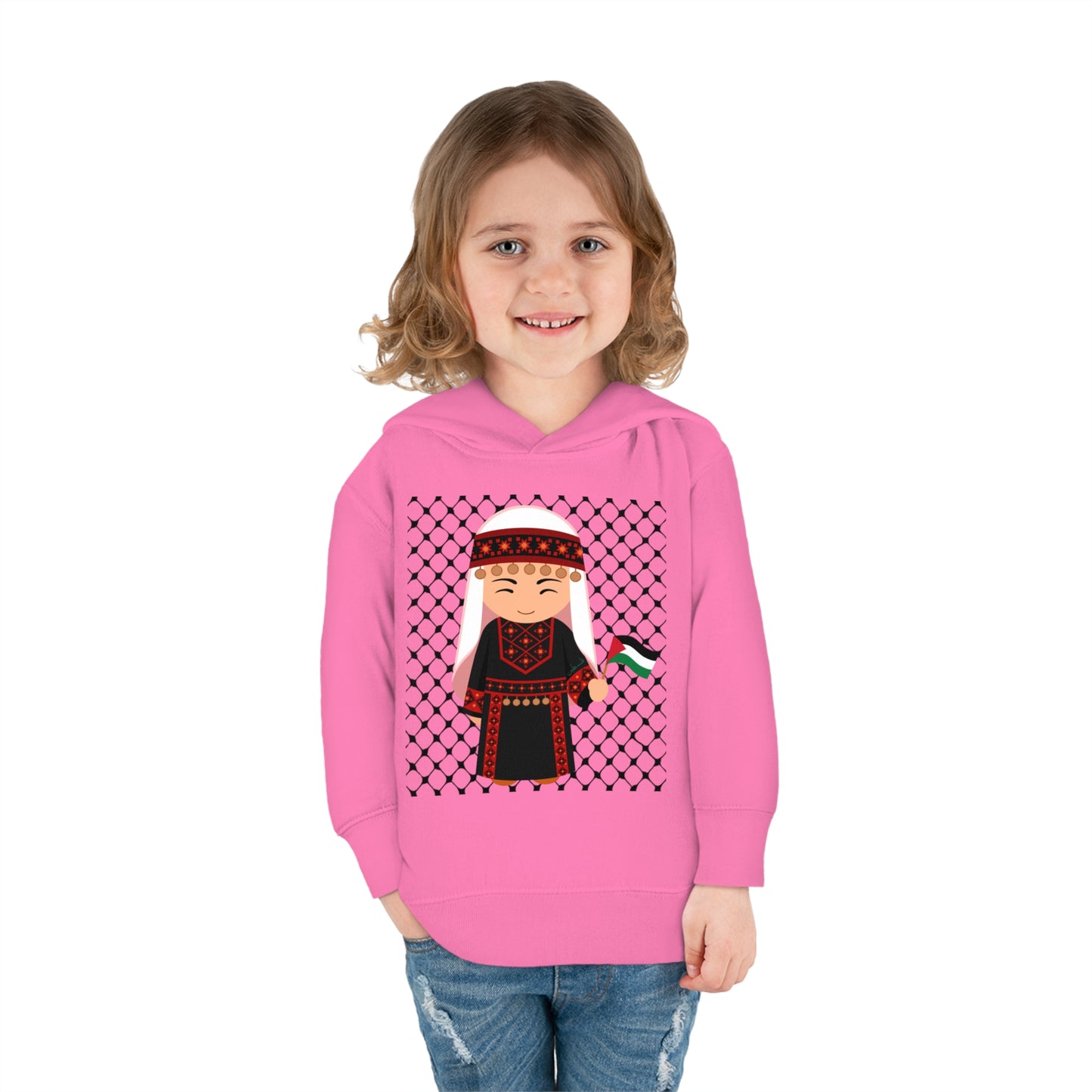 Palestine Toddler Pullover Fleece Hoodie