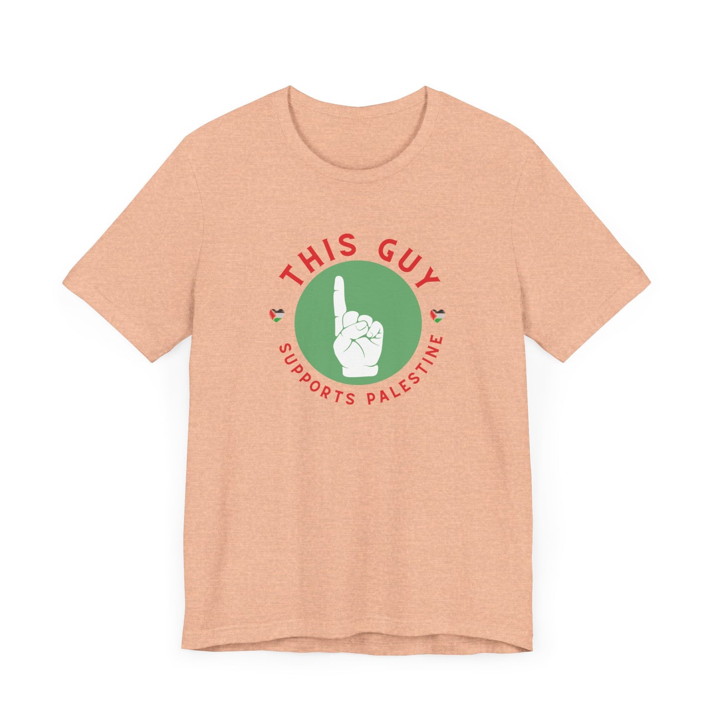 This Guy supports Palestine Unisex Jersey Short Sleeve Tee