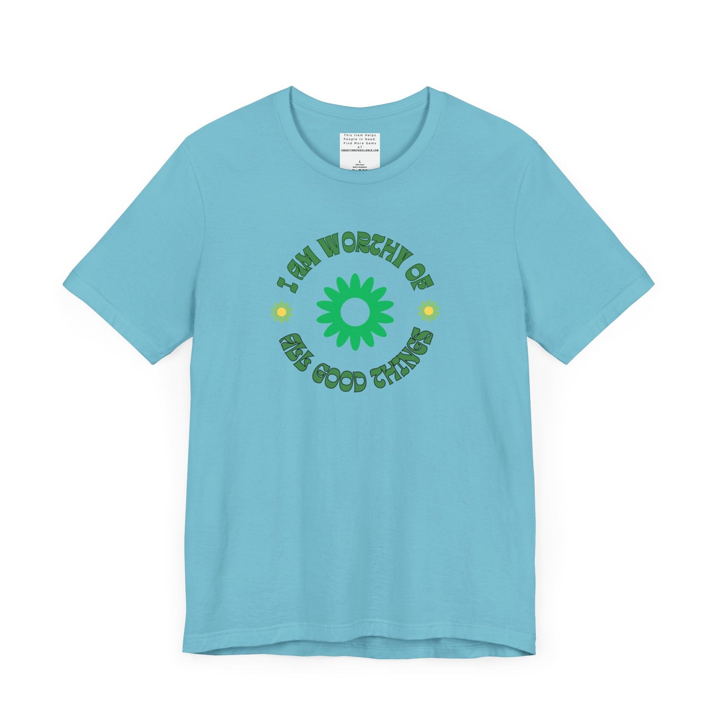 I AM Worthy u nisex Jersey Short Sleeve Tee-mental health awareness month