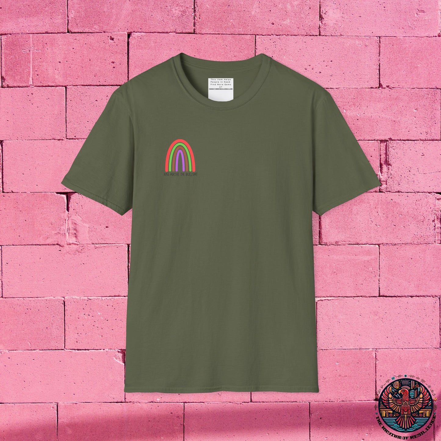 Rise above the BS Unisex Softstyle T-Shirt