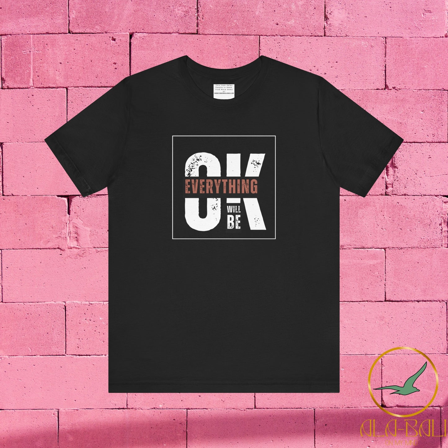 Everything will be ok Unisex Jersey Short Sleeve Tee-mental health awareness month