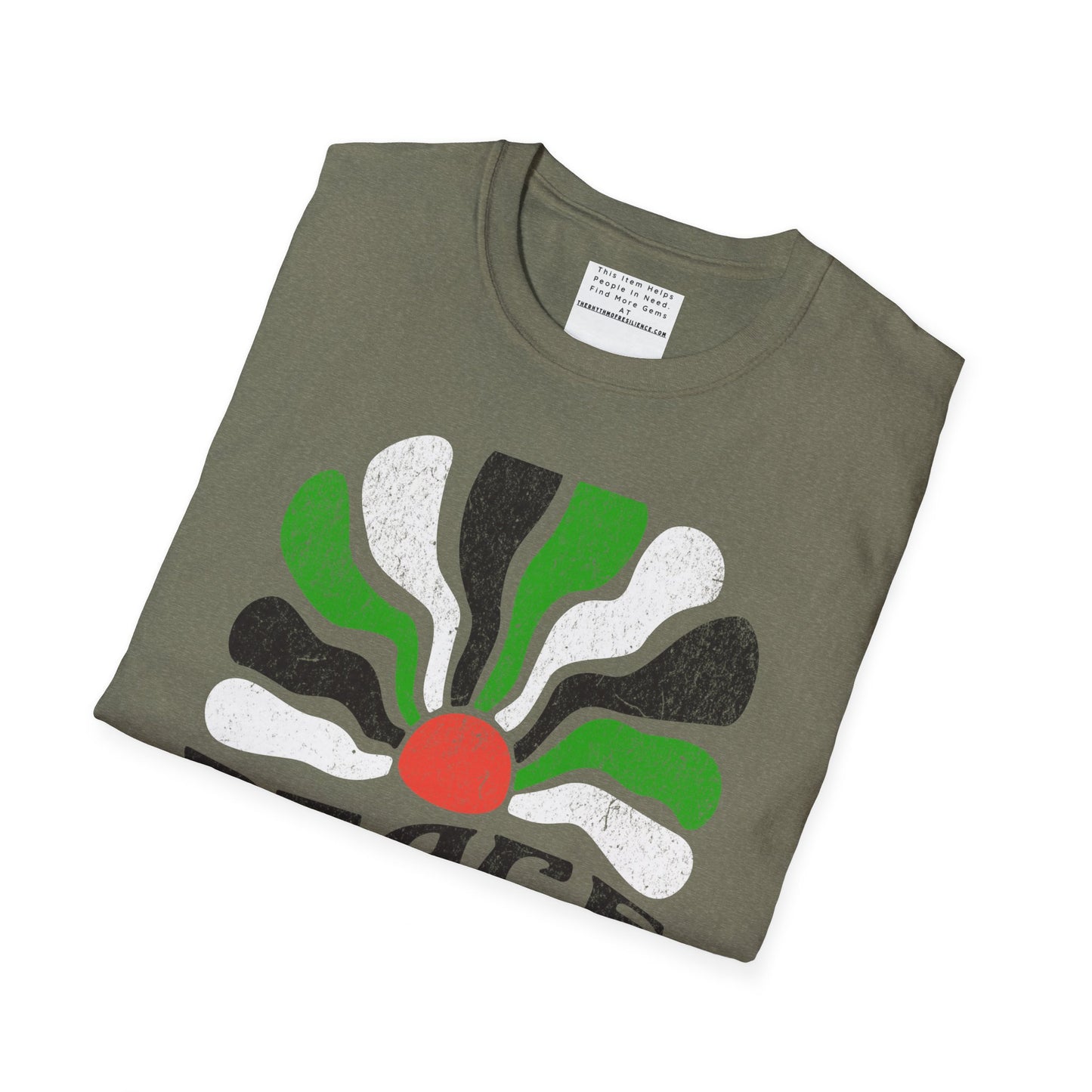 Peace for Palestine Unisex Softstyle T-Shirt