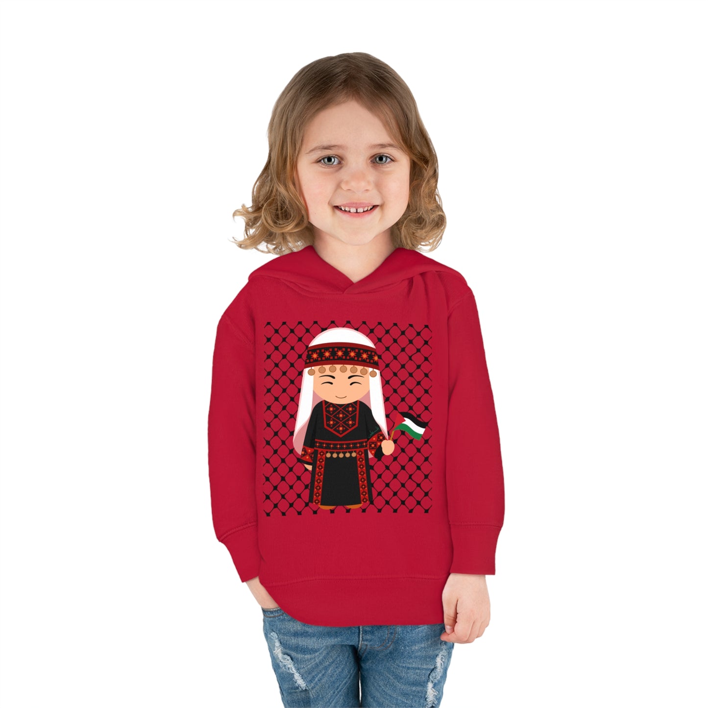 Palestine Toddler Pullover Fleece Hoodie