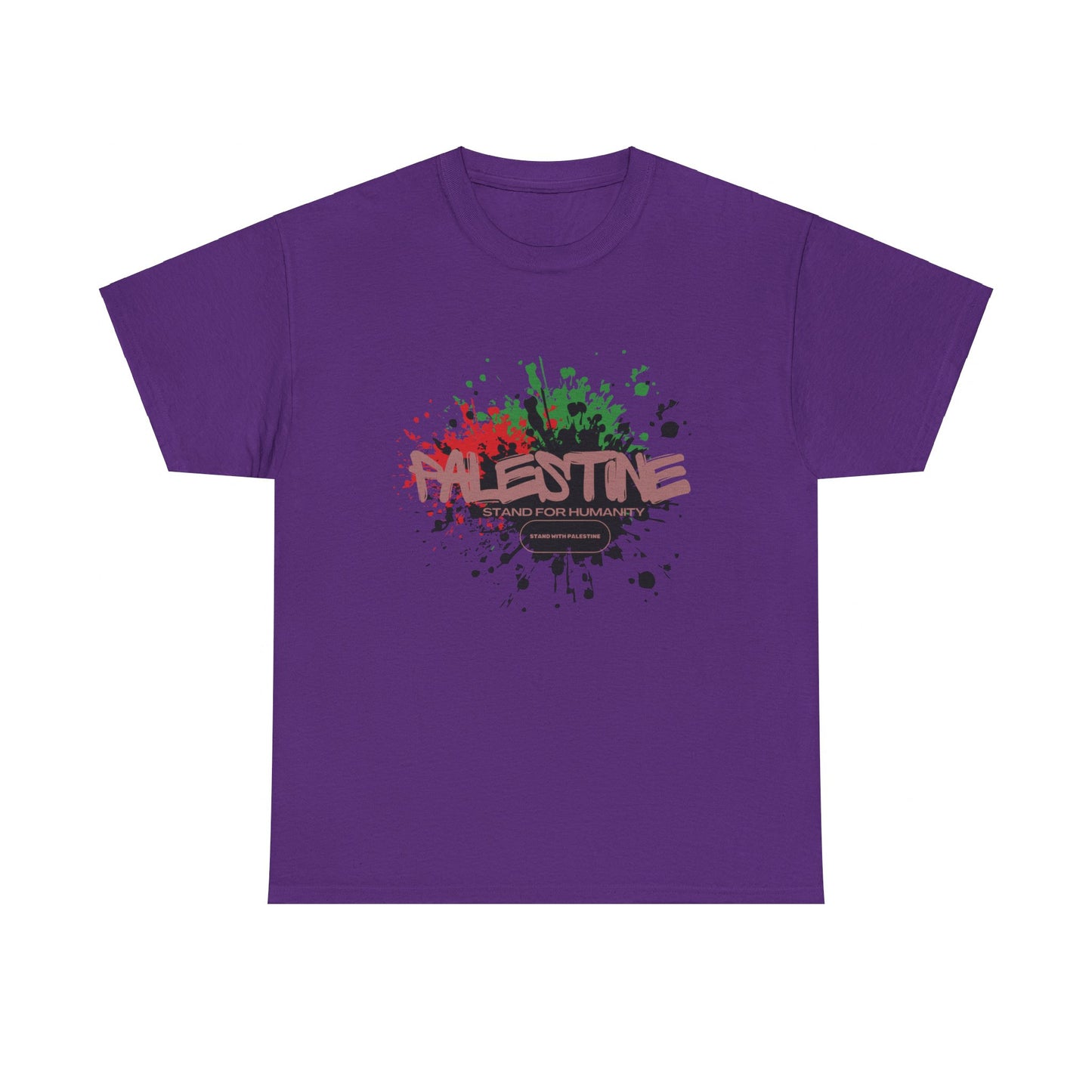 Unisex Palestine Spring Splatter Heavy Cotton Tee