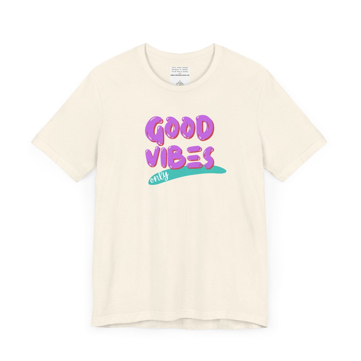 good vibes Unisex Jersey Short Sleeve Tee-mental health awareness month
