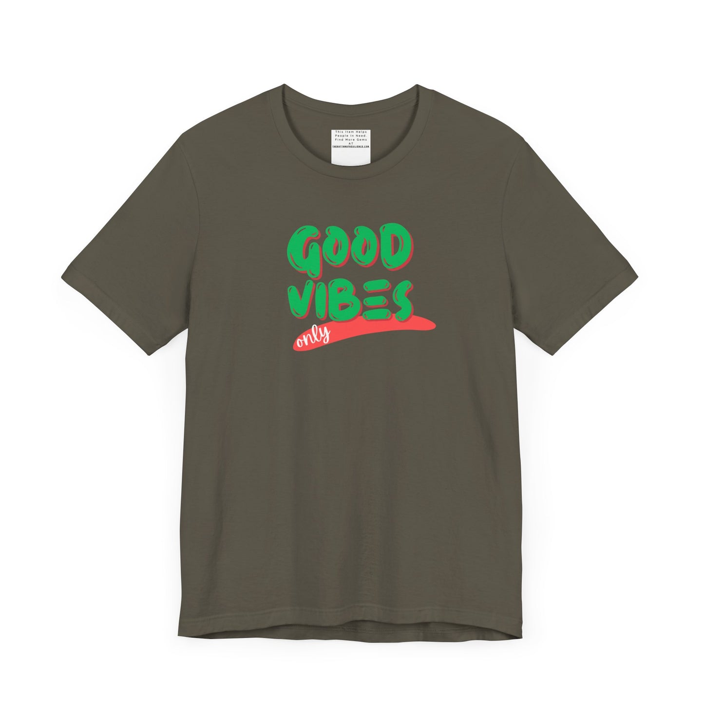 Good Vibes Unisex Jersey Short Sleeve Tee-mental health awareness month