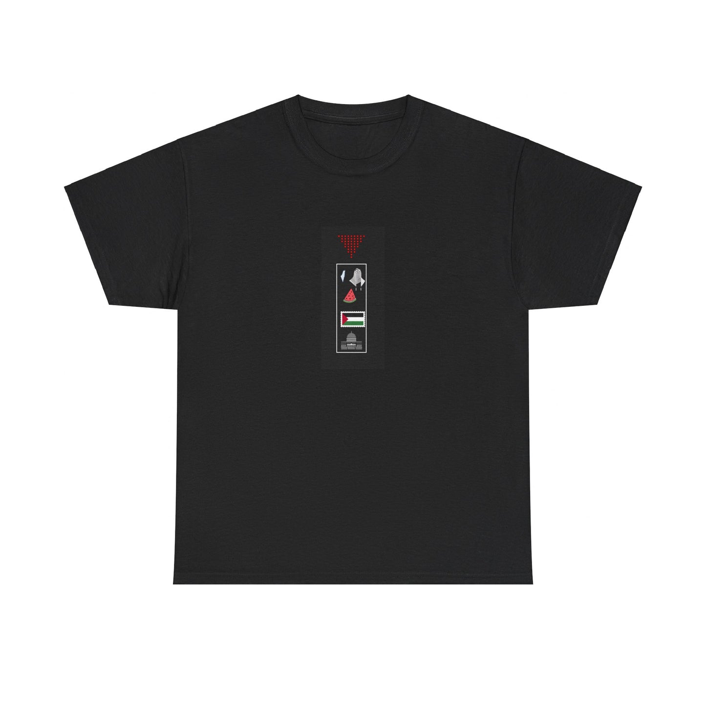 Palestine icon list Unisex Heavy Cotton Tee