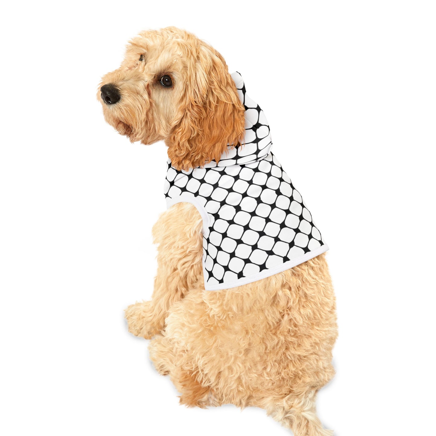 keffiyeh Print Pet Hoodie