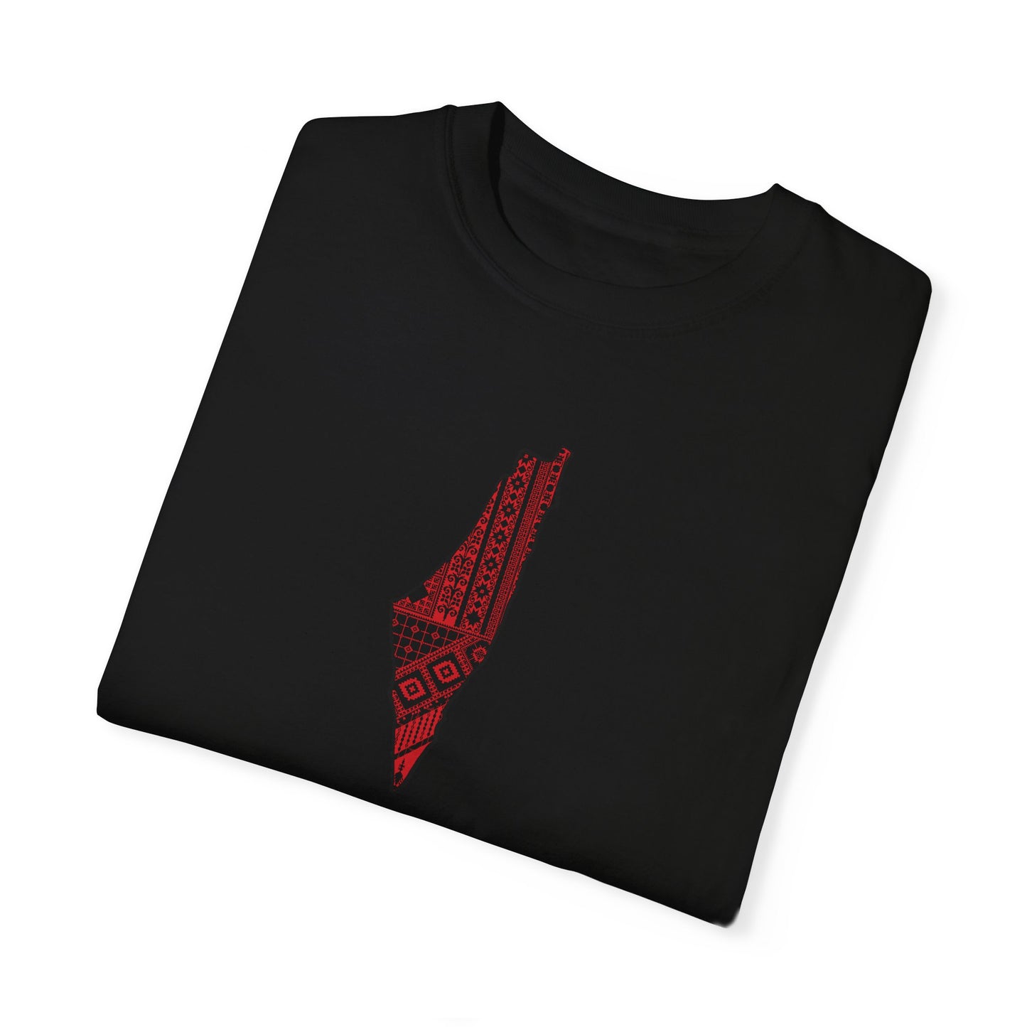 Unisex T-shirt, Arabic writing, Palestine map, Resist, Arabic, Support the Cause in Style, , Keffiyeh, Resistance, Free Palestine, tatreez
