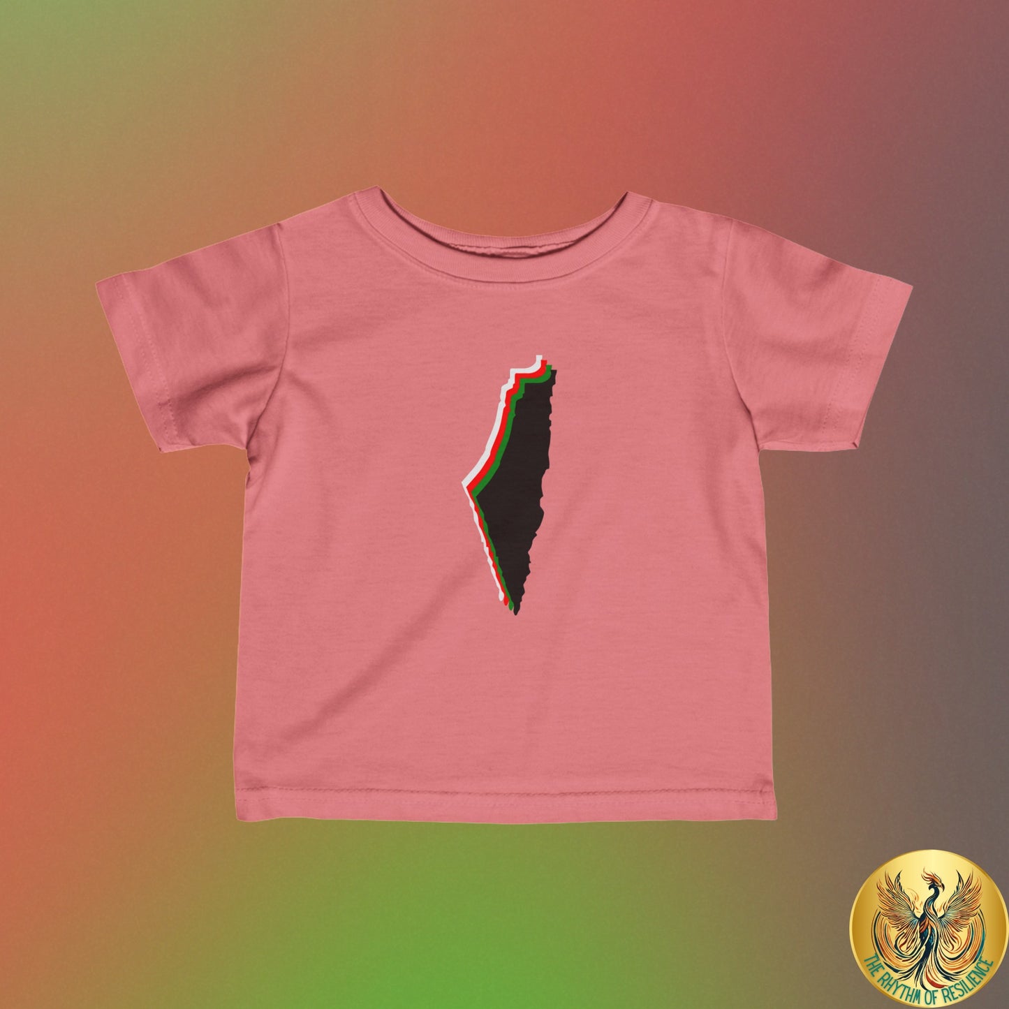 Palestine Map Infant Fine Jersey Tee
