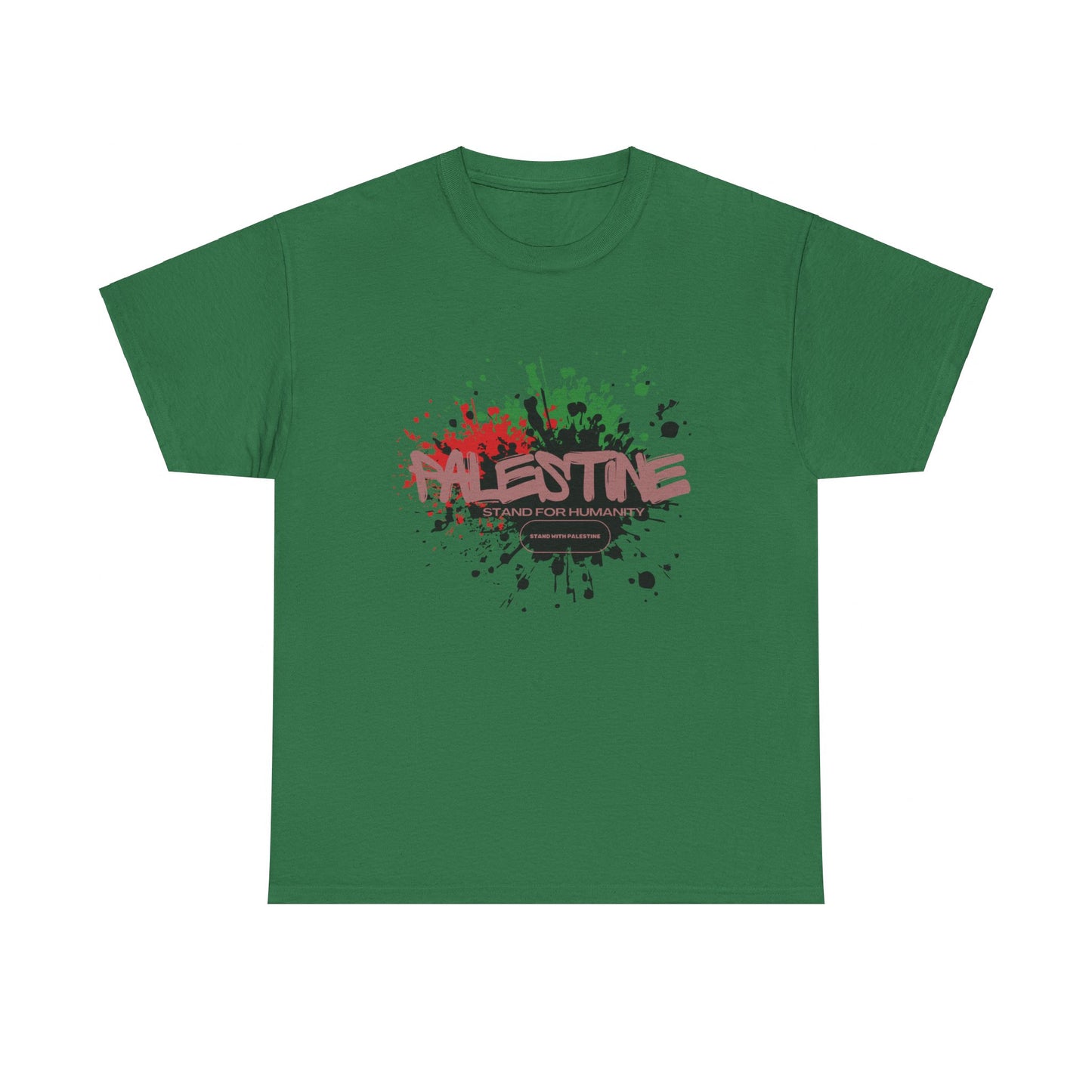 Unisex Palestine Spring Splatter Heavy Cotton Tee