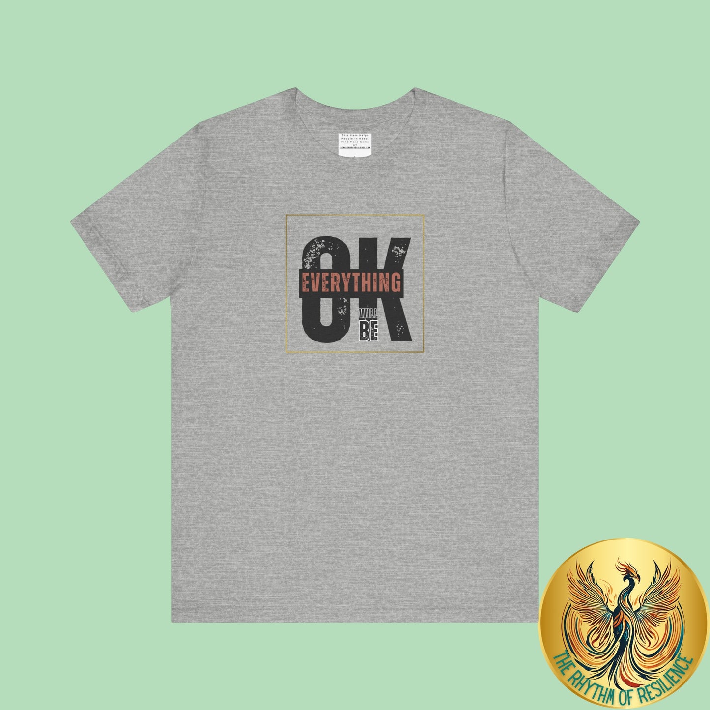 Everything Will Be ok Unisex Jersey Short Sleeve Tee-mental health awareness month