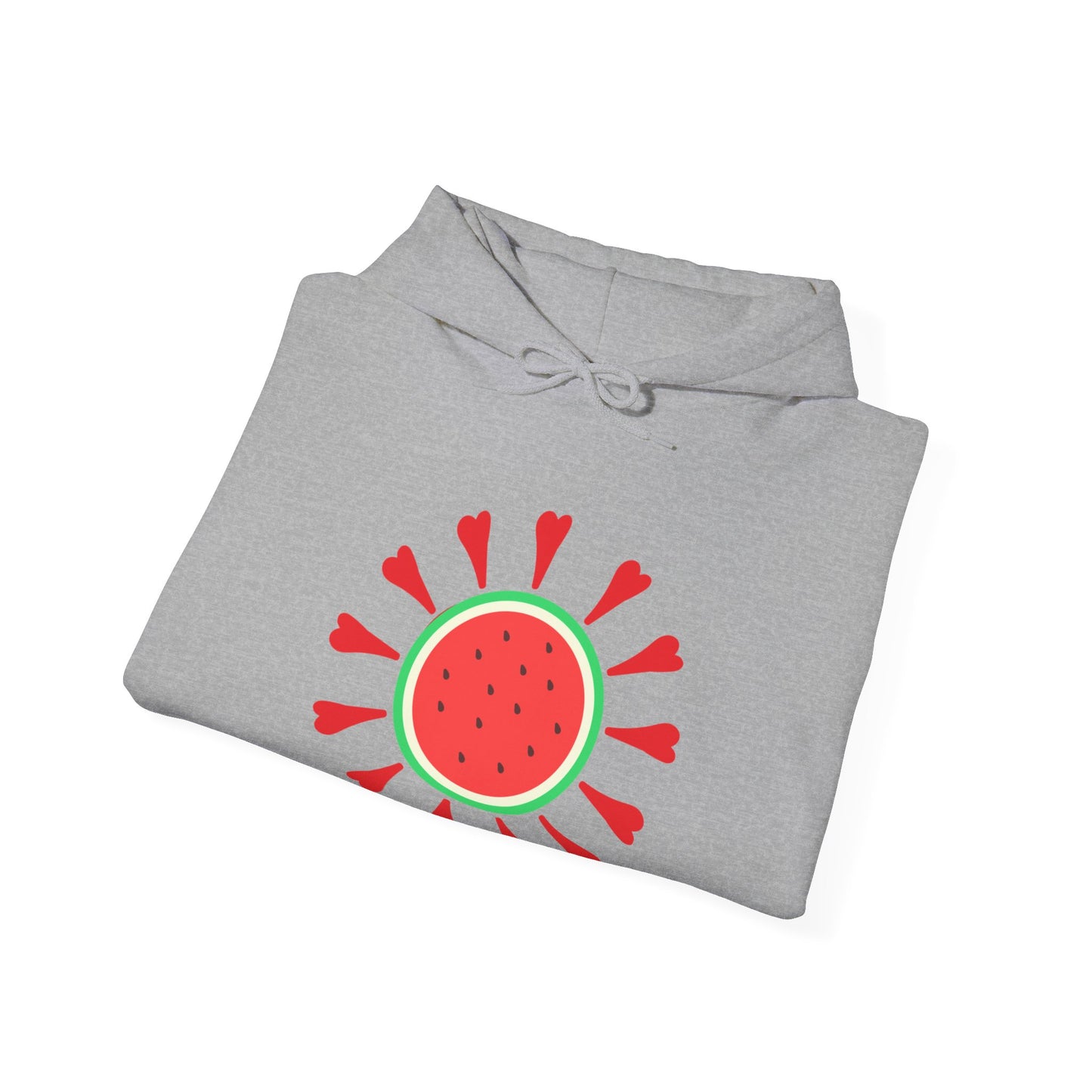 Watermelon Love Palestine Spring Unisex Heavy Blend™ Hooded Sweatshirt