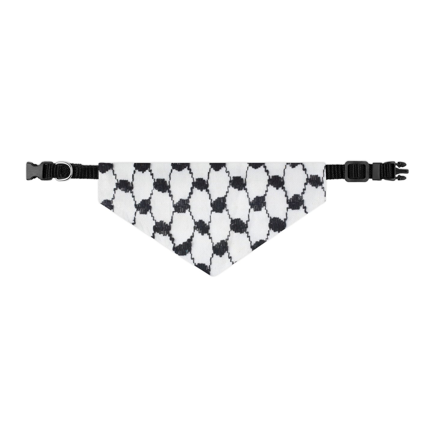 Pet Bandana Collar keffiyeh print