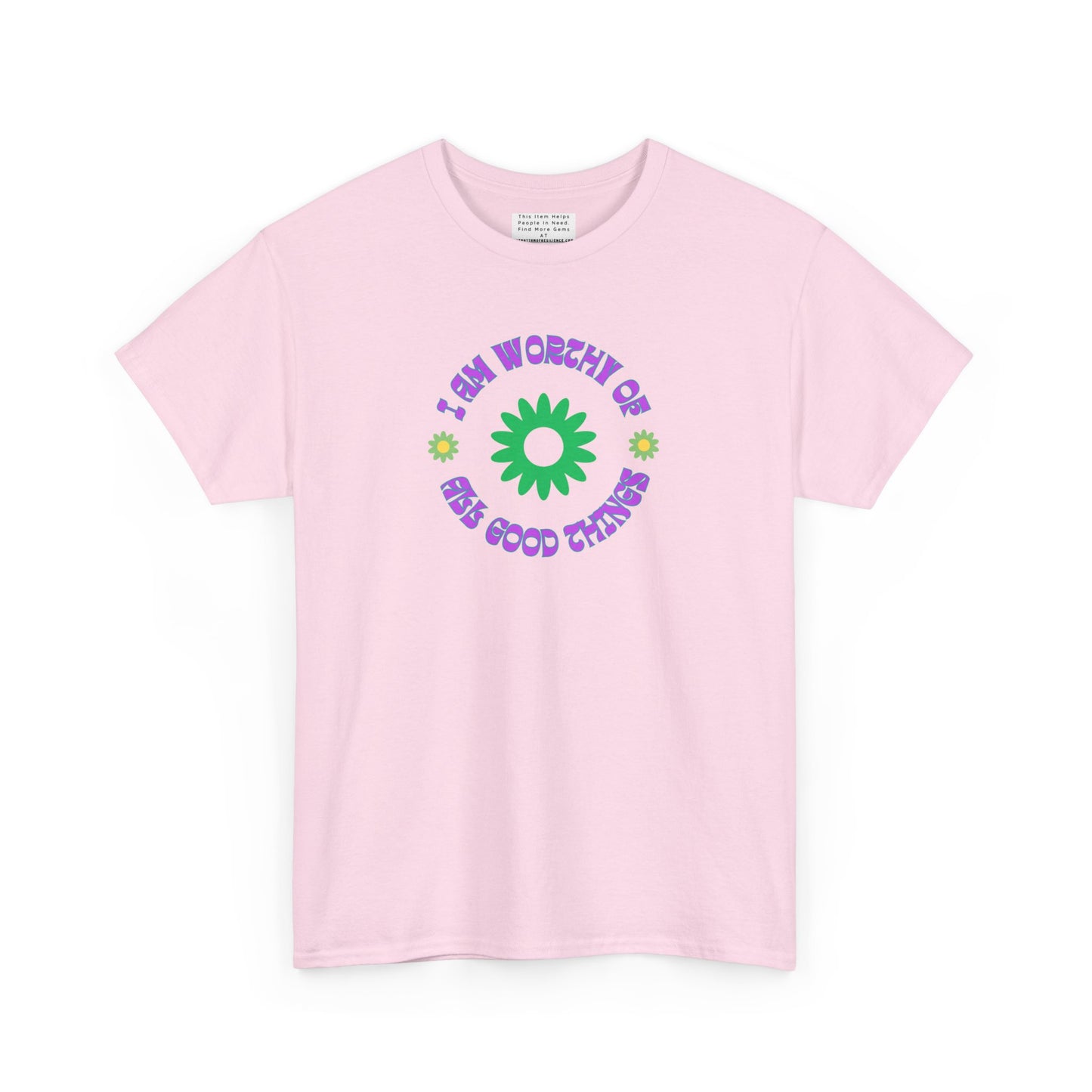 I AM WORTHY Unisex Heavy Cotton Tee