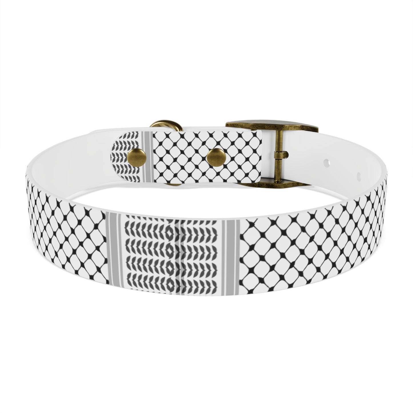 Dog Collar keffiyeh Print