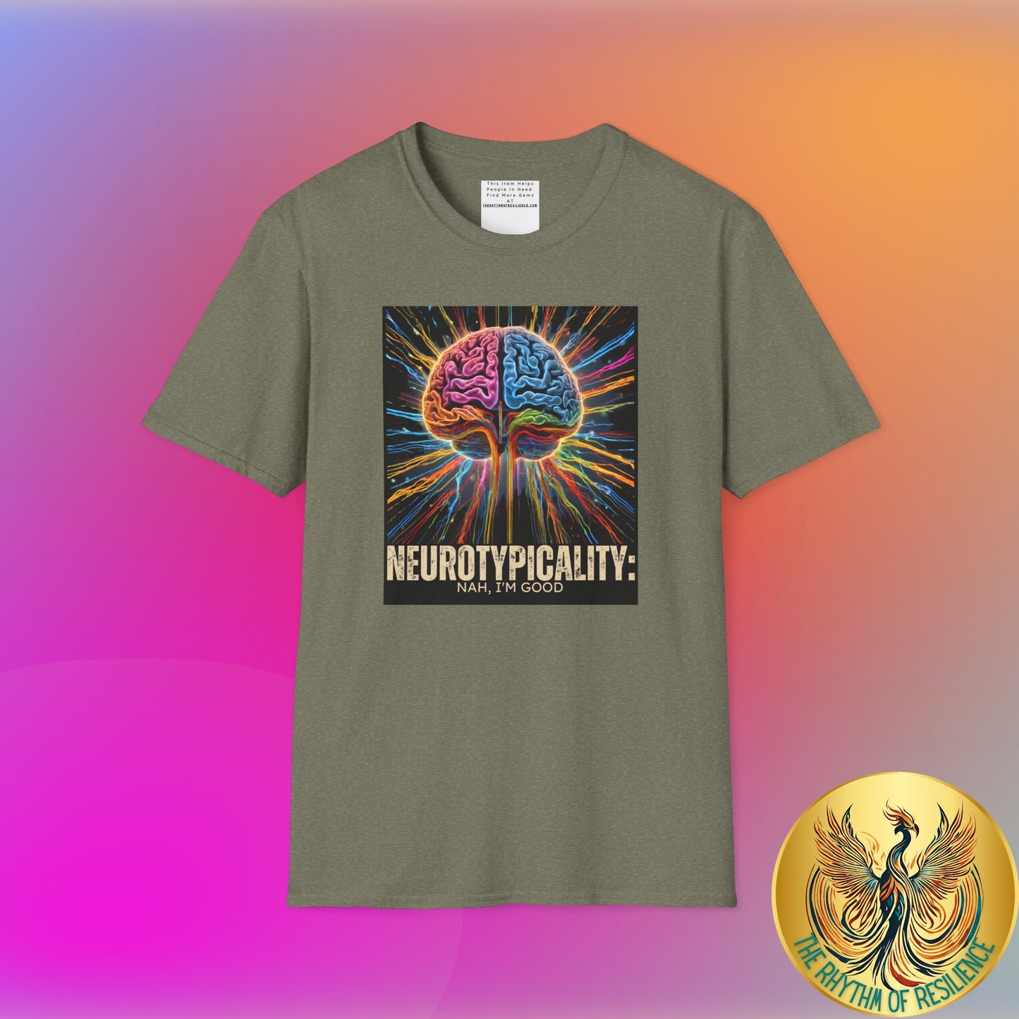 Neurotypical- nah I'm good Unisex Softstyle T-Shirt