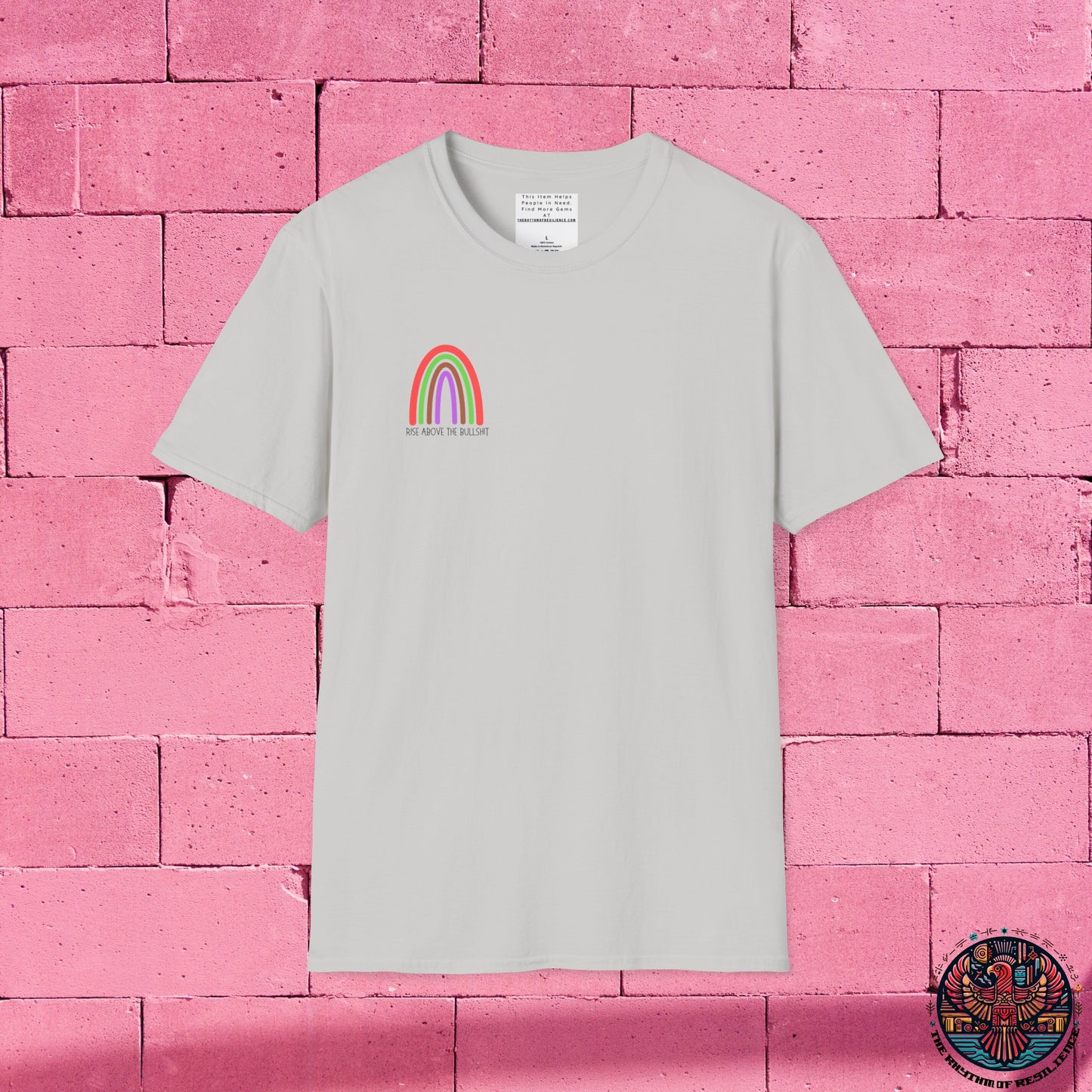 Rise above the BS Unisex Softstyle T-Shirt