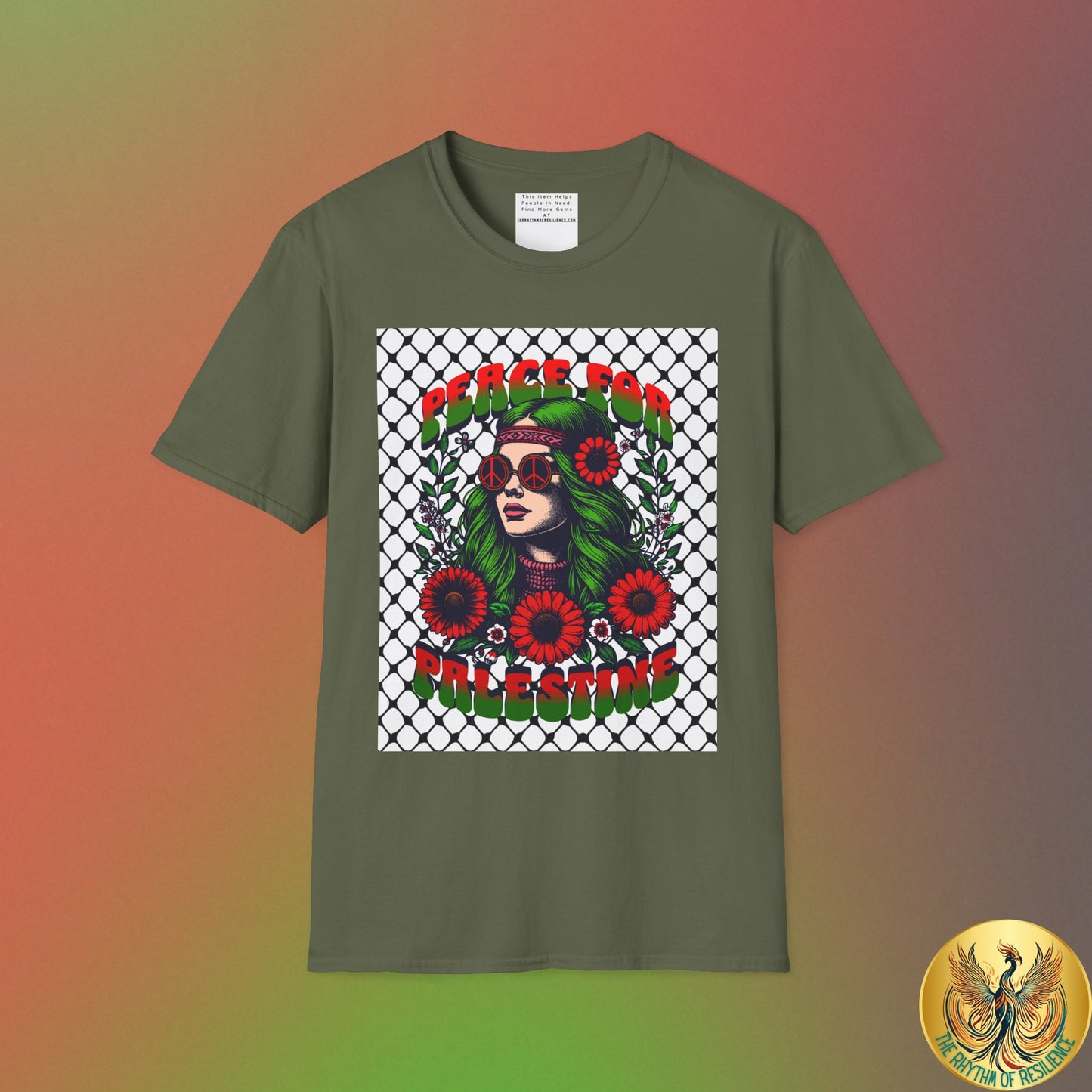 Peace for Palestine Unisex Softstyle T-Shirt