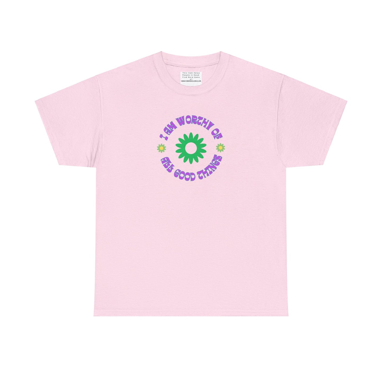 I AM WORTHY Unisex Heavy Cotton Tee