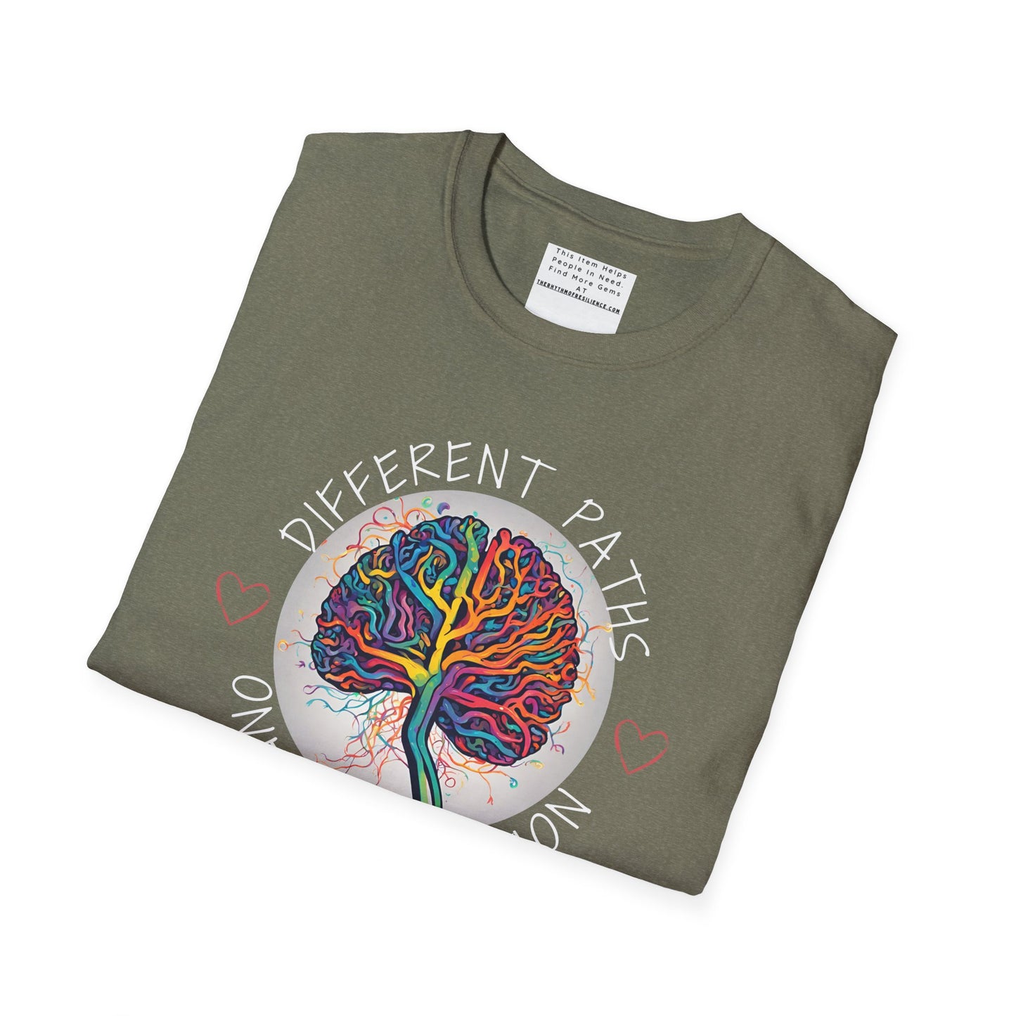 Divergent Routes, Shared Destination Unisex Softstyle T-Shirt